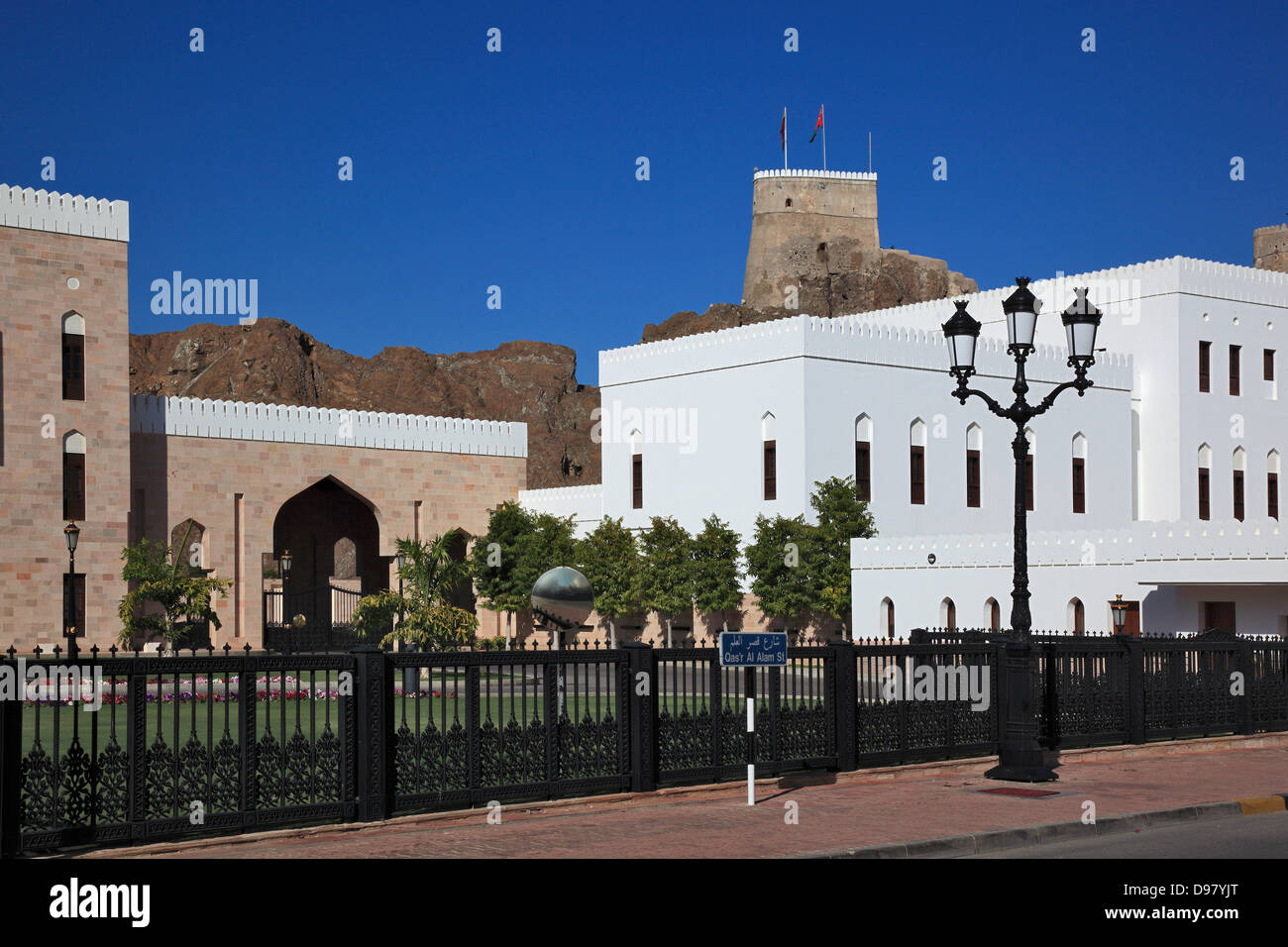 Köder Garaiza, einem alten Handelshaus, Muscat, Oman Stockfoto