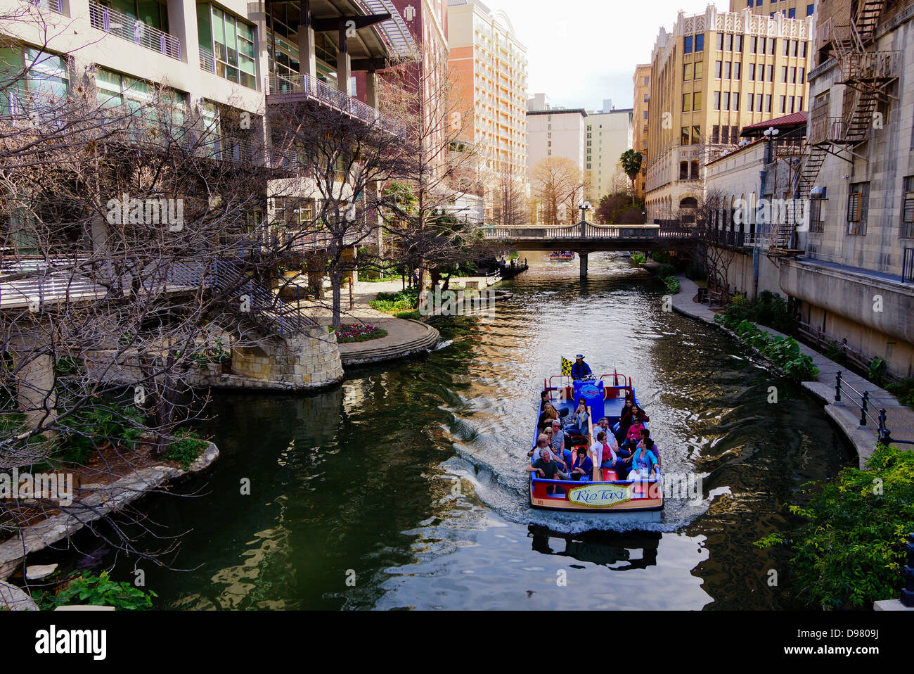 Riverwalk in San Antonio, Texas Stockfoto