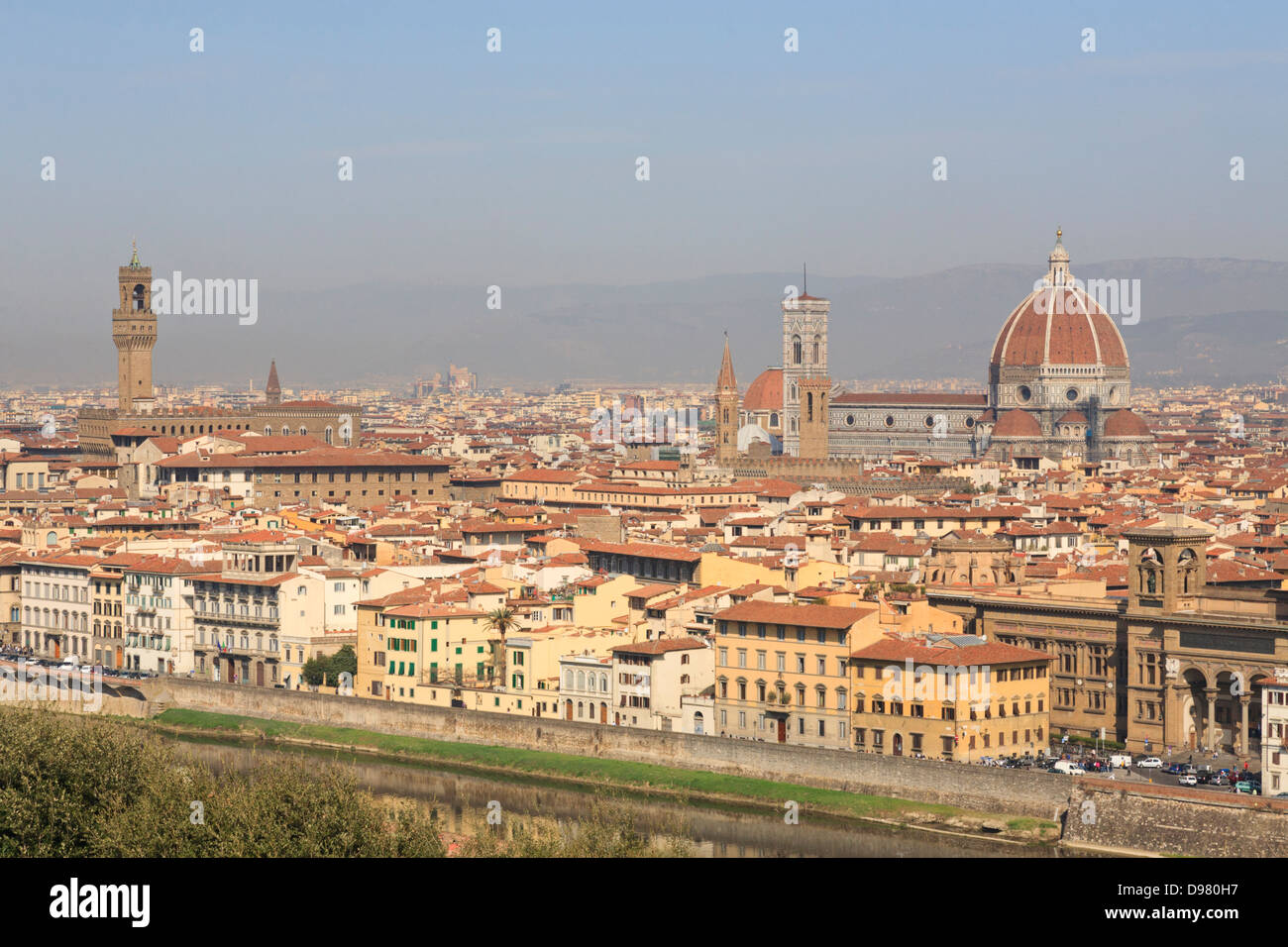 Das historische Zentrum von Florenz, Toskana, Italien Stockfoto