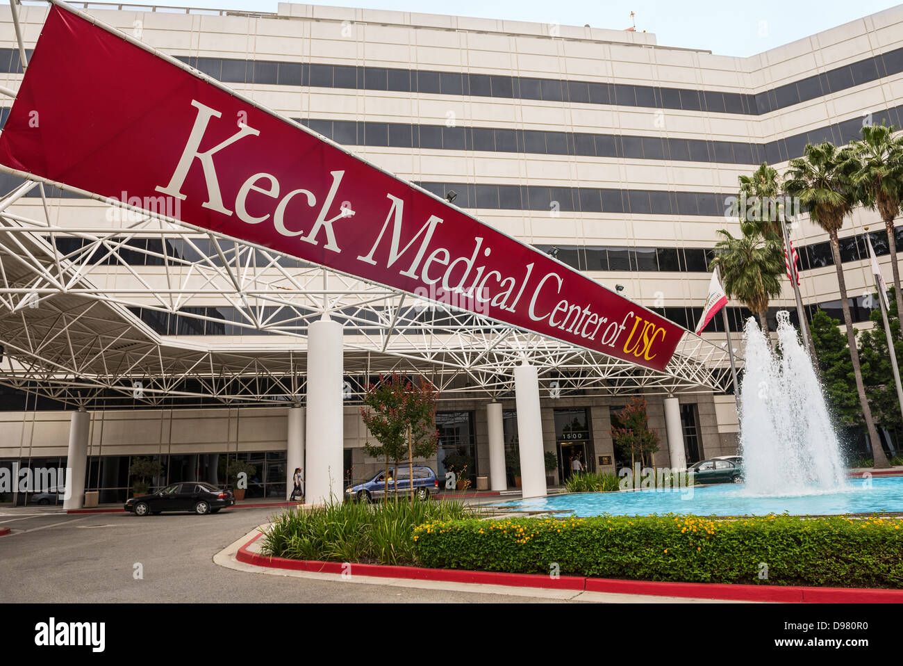 Keck Medical Center der University of Southern California, USC. Stockfoto