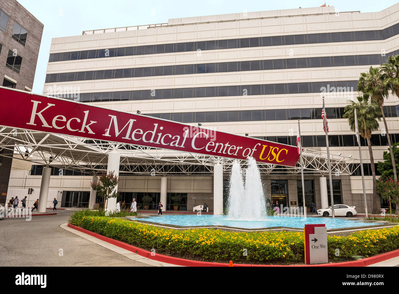 Keck Medical Center der University of Southern California, USC. Stockfoto
