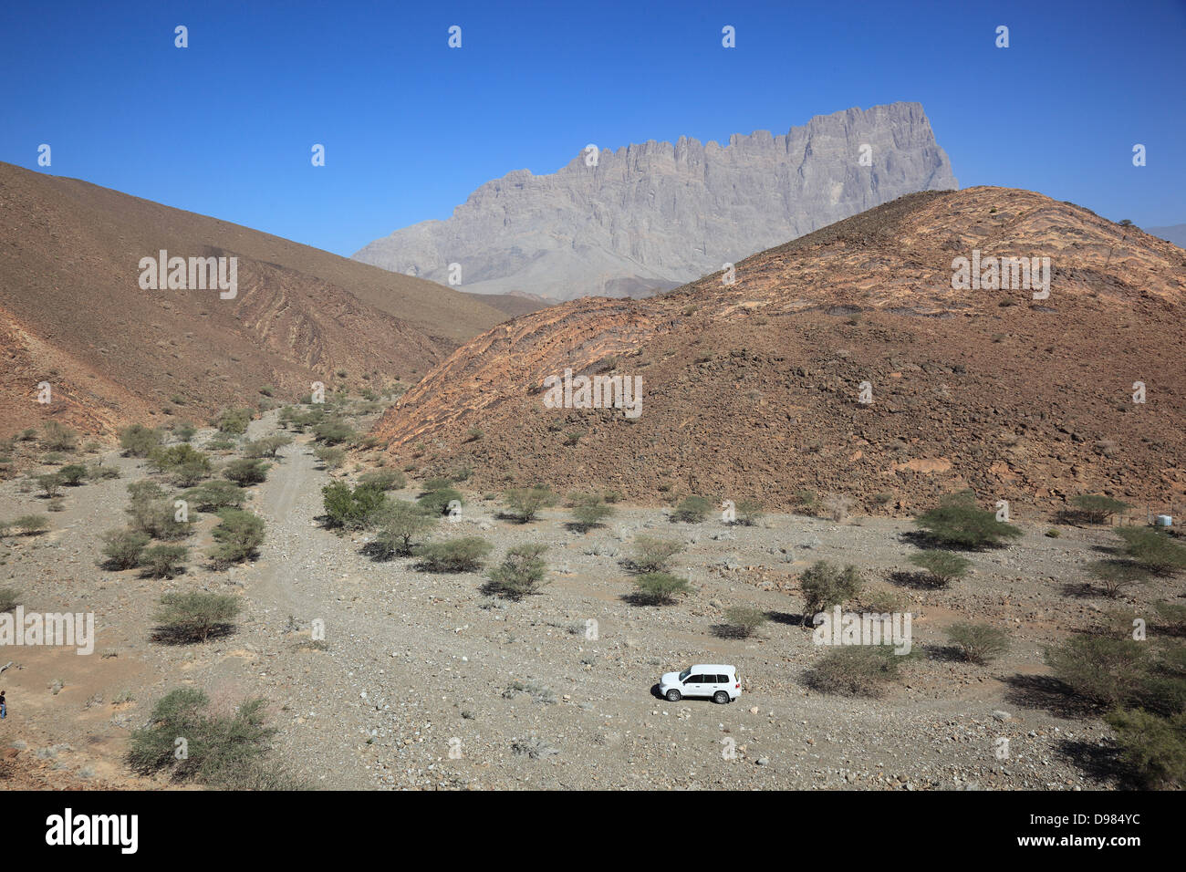 Landschaft in der Jebel Shams, Oman Stockfoto