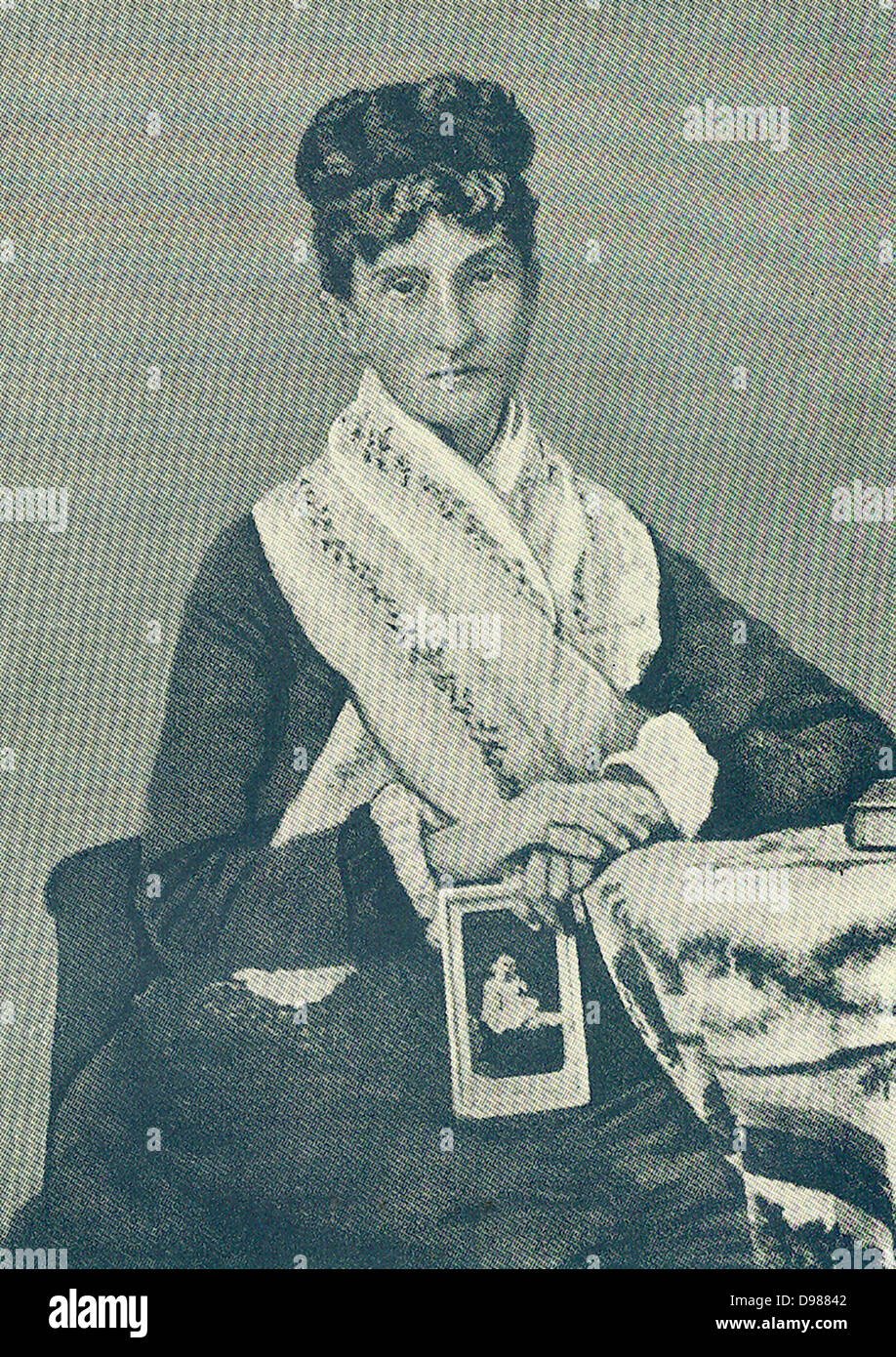 (Nadia) Nadeschda von Meck (1831 – 1894), russischen Geschäftsfrau und Patron von Tschaikowsky Stockfoto
