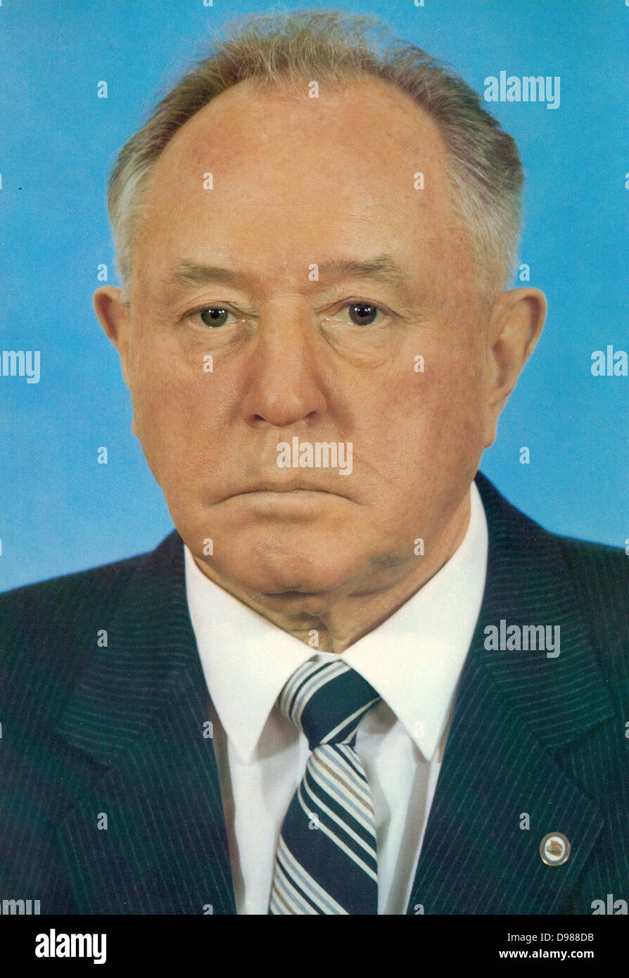 Erich Mielke (1907-2000), deutscher Politiker. Minister für Staatssicherheit in der Deutschen Demokratischen Republik (DDR) 1957-1989. Stockfoto