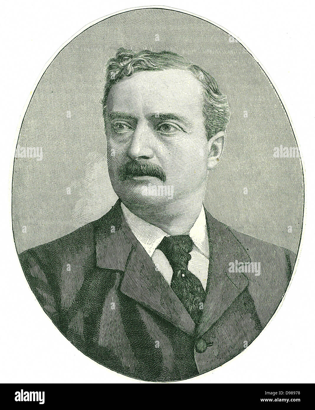 John Edward Redmond (1856-1918) irischer Politiker, bekannt als "The Irish Sturmvogel". Ein Champion der Selbstverwaltung, wurde er Vorsitzender der nationalistischen Partei im Jahr 1900. Stich 1900. Stockfoto