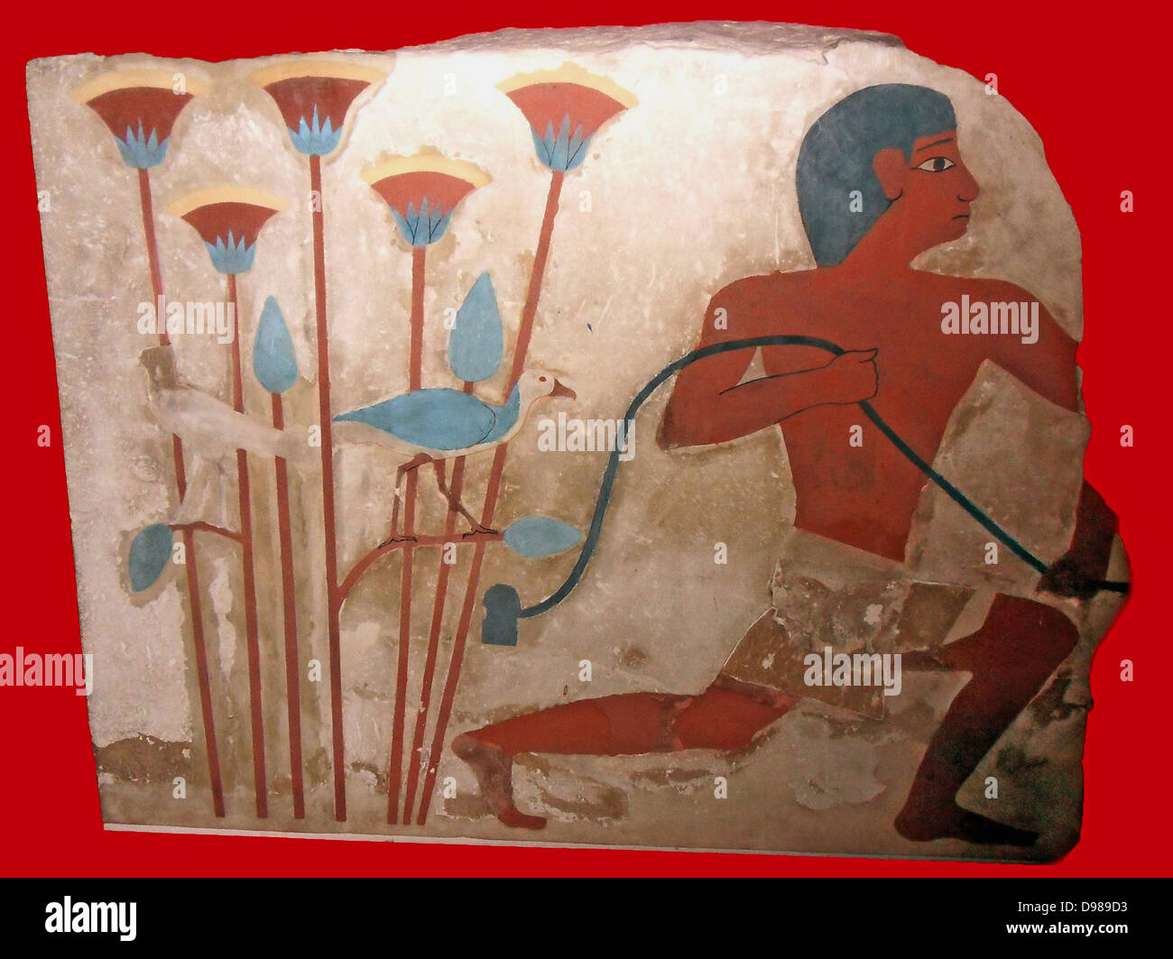 Grabbeigaben Skulpturen und Gemälde des alten Königreichs und erste Zwischenperiode Stockfoto