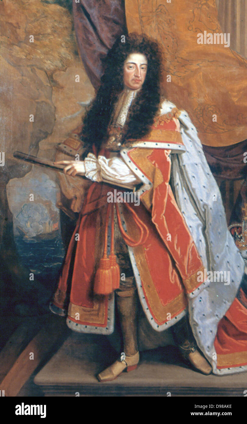 Wilhelm III. (1650-1702) König von Großbritannien und Irland aus dem Jahre 1689. Porträt Thomas Murray zugeschrieben. Stockfoto