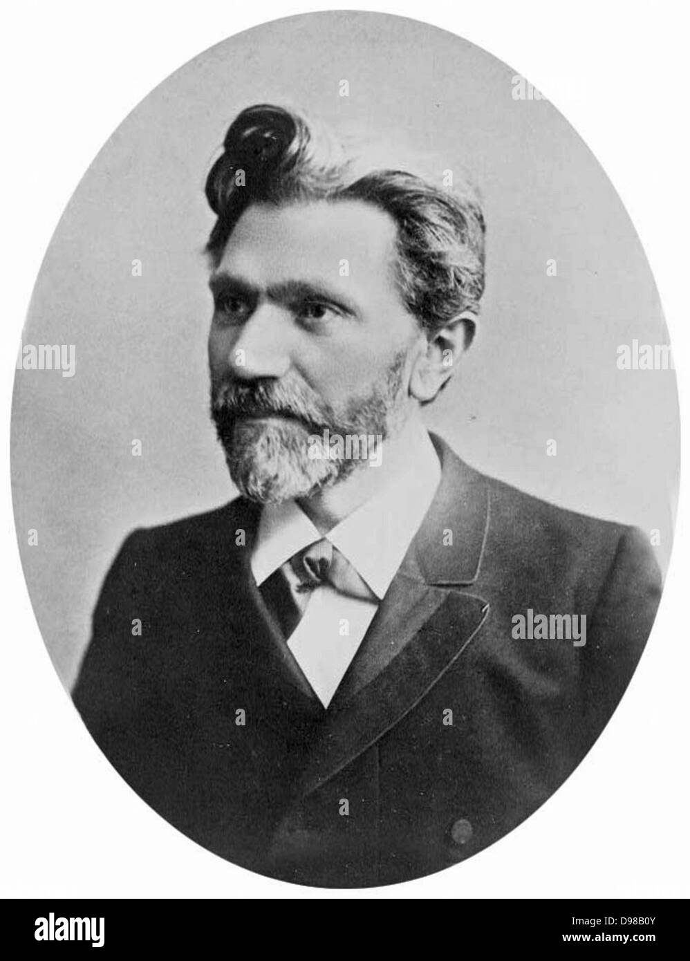 Ferdinand August Bebel (Februar 22, 1840 - August 13, 1913) deutsche Sozialdemokrat und Begründer der Sozialdemokratischen Partei Deutschlands. WHA Stockfoto