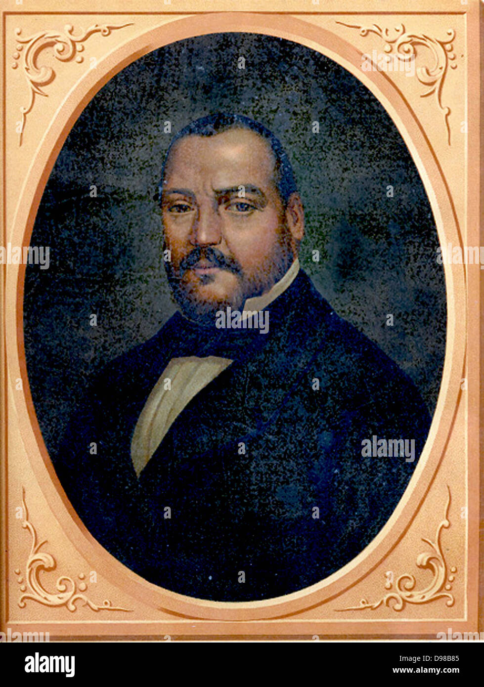 Ignacio Comonfort (1812-1863), mexikanischer Politiker und Soldaten. Presidentof Mexiko 15. September 1855-21 Januar 1858, wenn er resigniert. Stockfoto
