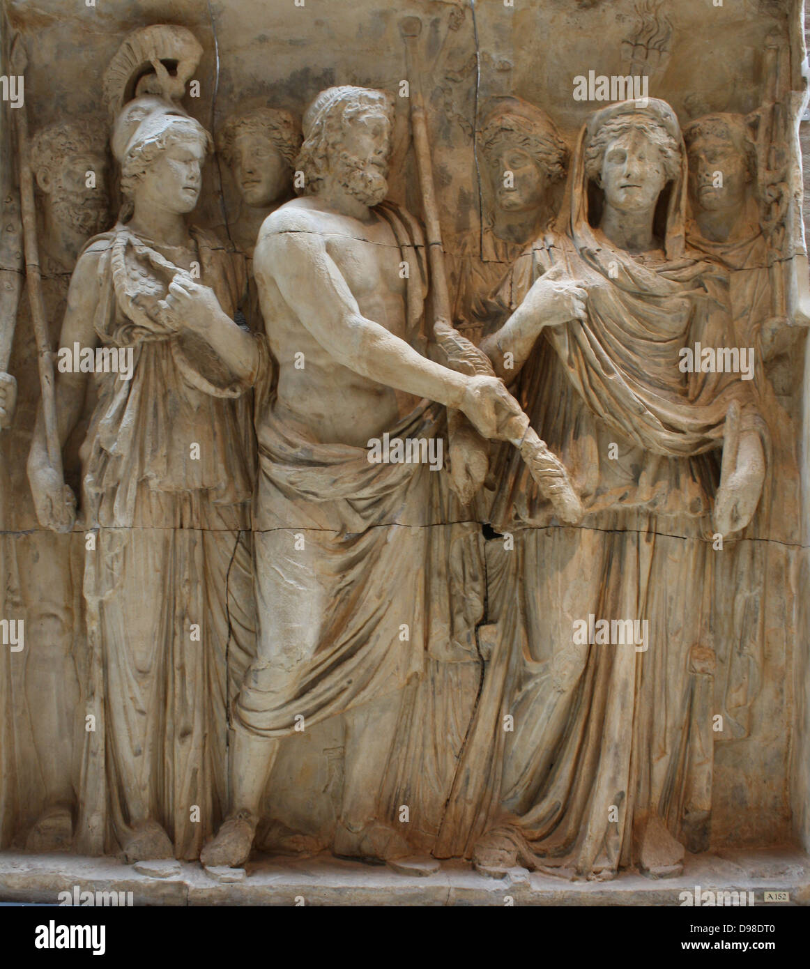 Arch von Trajan in Beneventum AD 114. Der Bogen wurde vom Senat und