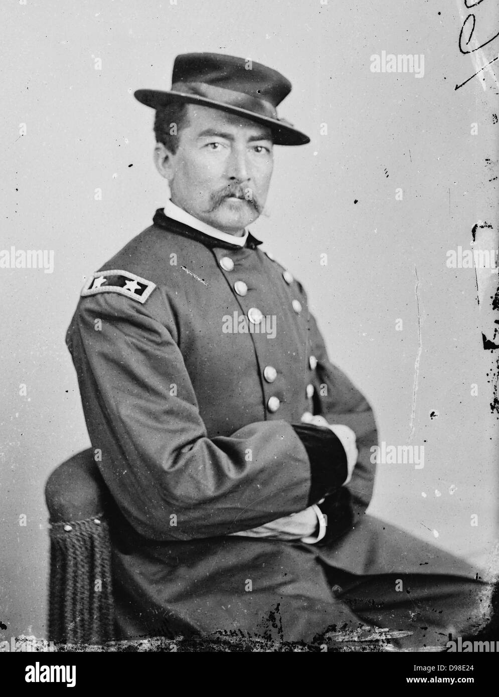 Philip Henry Sheridan (1831-1888) United States Army Officer. Im Amerikanischen Bürgerkrieg ein General in der Union (nördlichen) Armee unter Ulysses S. Grant. In den Schutz und die Entwicklung der Yellowstone National Park. Foto c 1865. Stockfoto