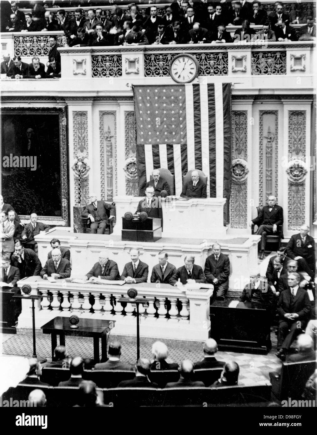 John Calvin Coolidge, Jr. (4. Juli 1872 5. Januar 1933) war der 30. Präsident der USA (1923 – 1929). Stockfoto