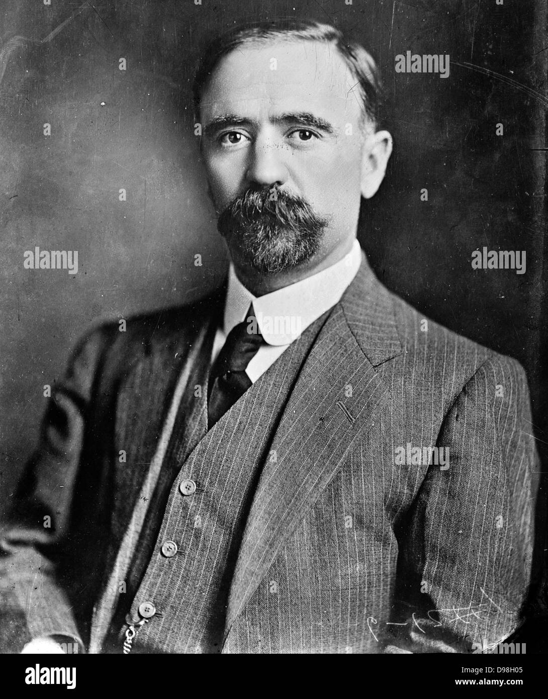Francisco Ignacio Madero González [3] [4] [5] (30. Oktober 1873 - 22. Februar 1913) war ein Politiker, Schriftsteller und Revolutionär, der als Präsident von Mexiko von 1911 bis 1913 gedient Stockfoto