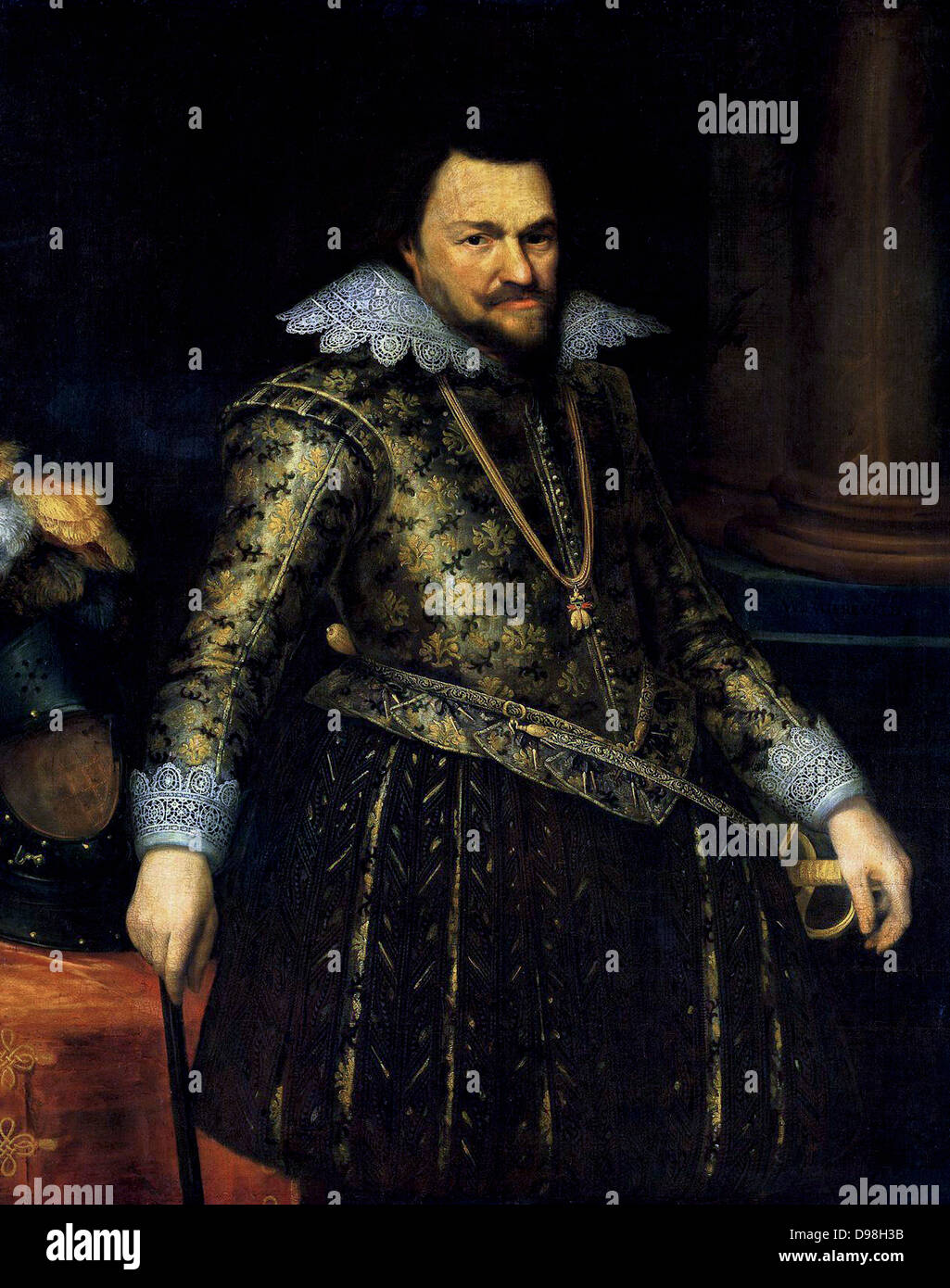 Philip William, Prinz von Oranien (19. Dezember 1554, Buren, Gelderland - 20. Februar 1618). Er war der älteste Sohn von William die Stille, die eine wichtige Rolle während der niederländischen Revolte, von seiner ersten Frau Anna van Egmont gespielt. Er wurde Prinz von Oranien in 1584 und Ritter vom Goldenen Vlies in 1599. Stockfoto