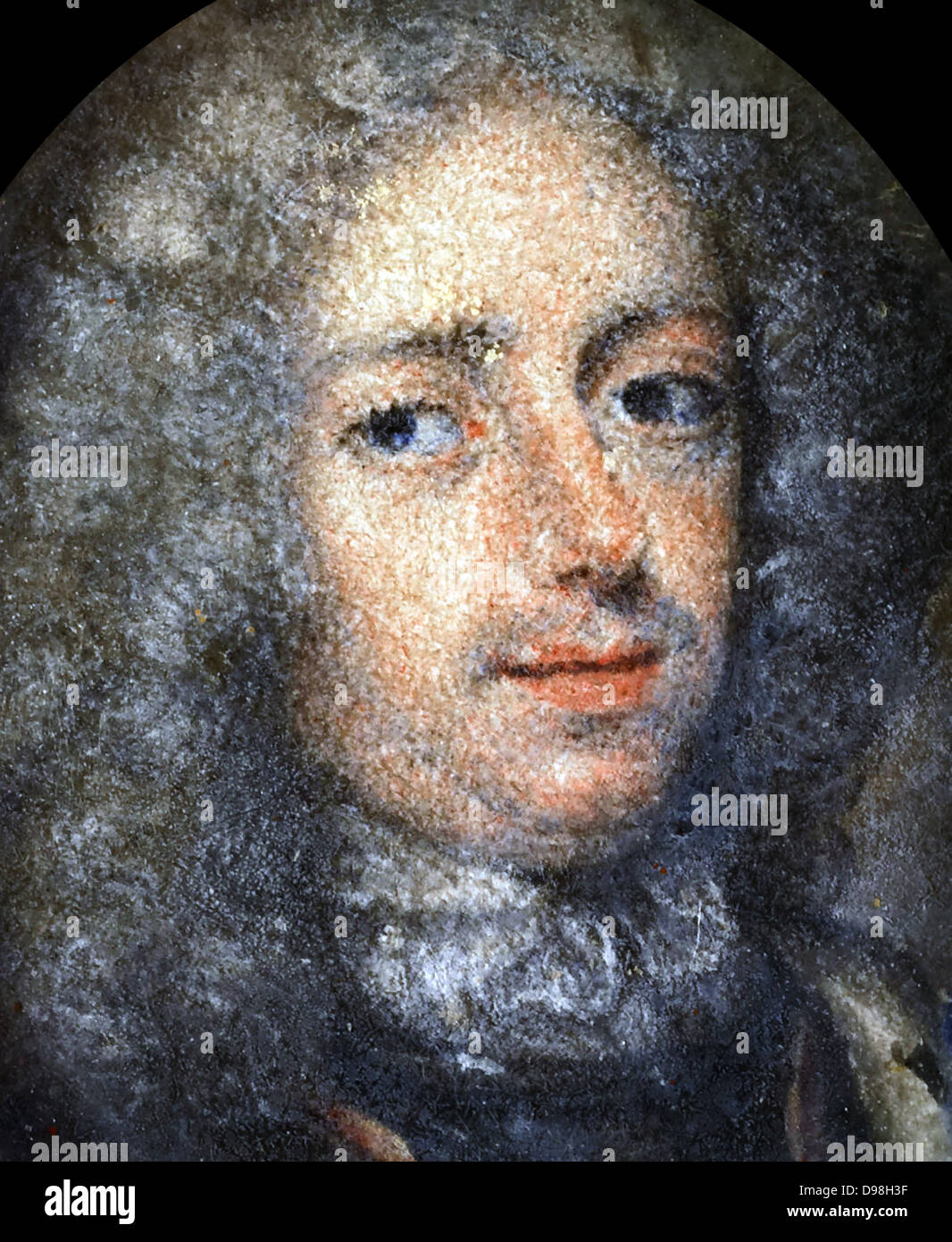 Johan Willem Friso (1687-1711). Prinz von Oranien.Ca. 1710 (1710) Autor anonym. John William Friso (4. August 1687 - 14. Juli 1711) (oder Niederländisch: Johan Willem Friso van Oranje-Nassau) wurde der Prinz von Oranien in 1702. Er war stadthalter von Friesland bis zu seinem Tod durch Ertrinken in der Holland Diep im Jahre 1711. Stockfoto