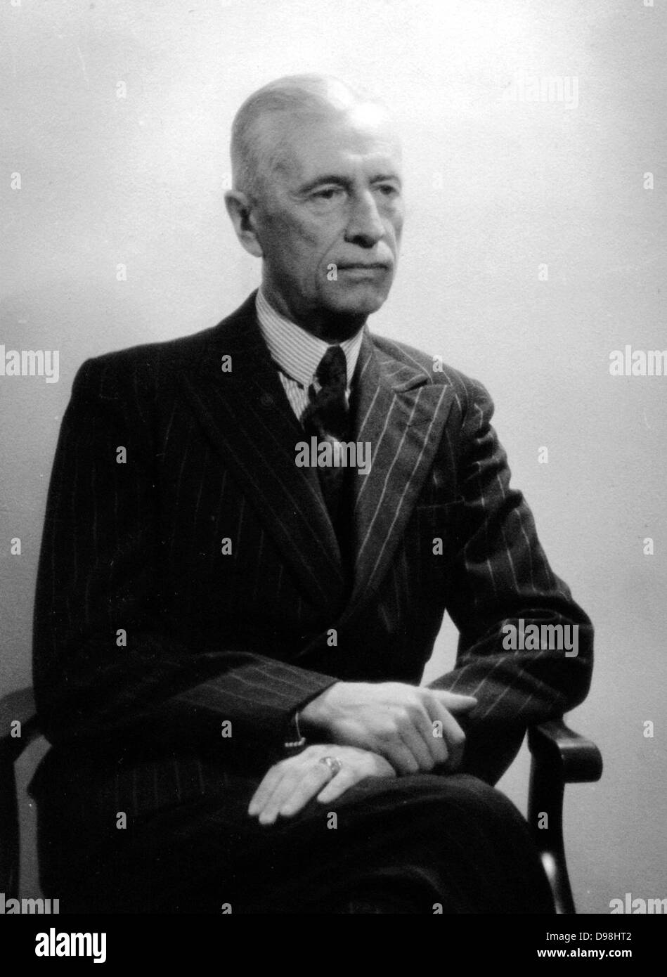 W?adys?aw Raczkiewicz 1885 - 1947 polnische Politiker. Präsident der Polnischen Exilregierung von 1939 bis zu seinem Tod im Jahr 1947. Stockfoto
