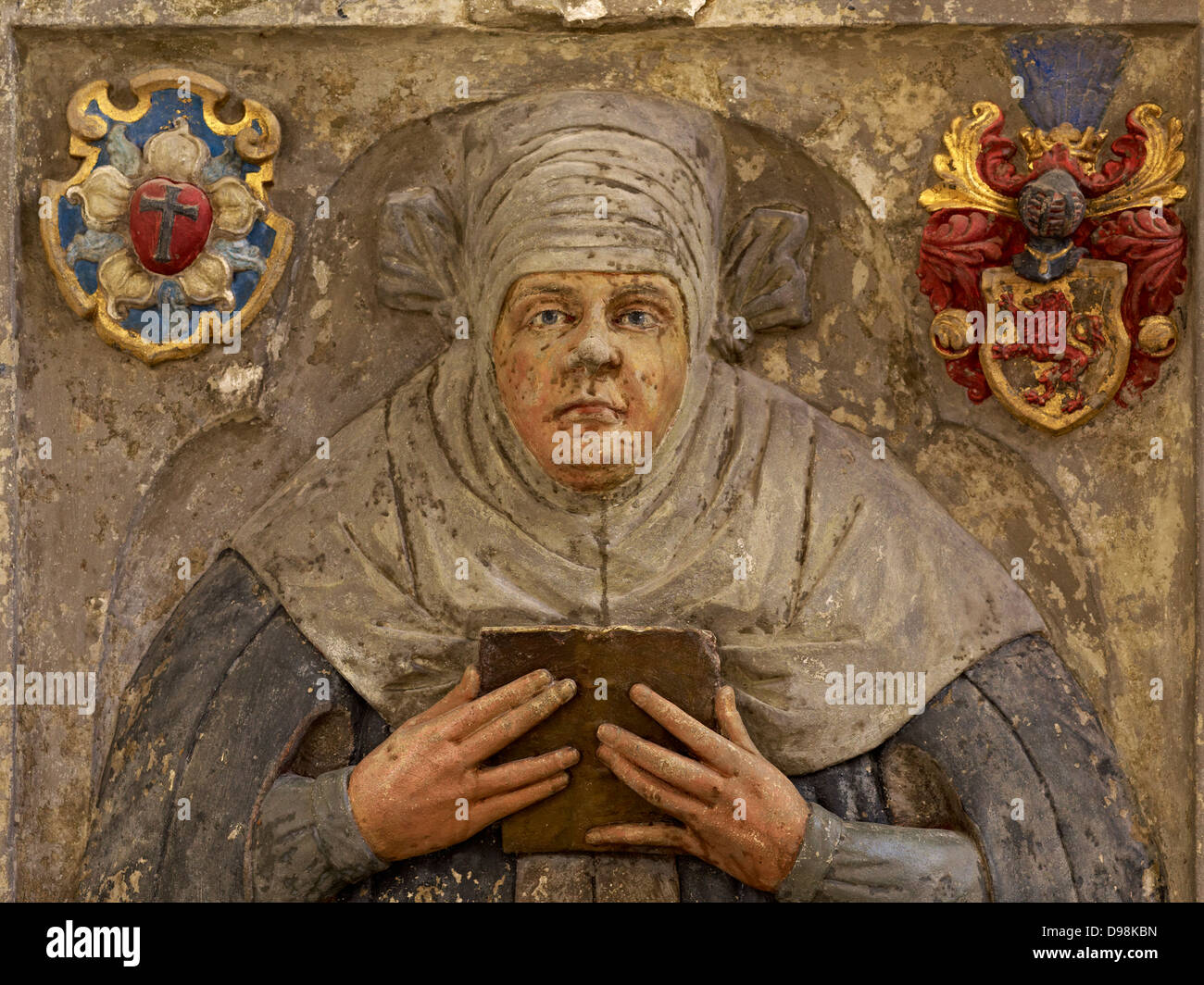 Grabstein der Katharina von Bora in City Church St. Mary in Torgau ...