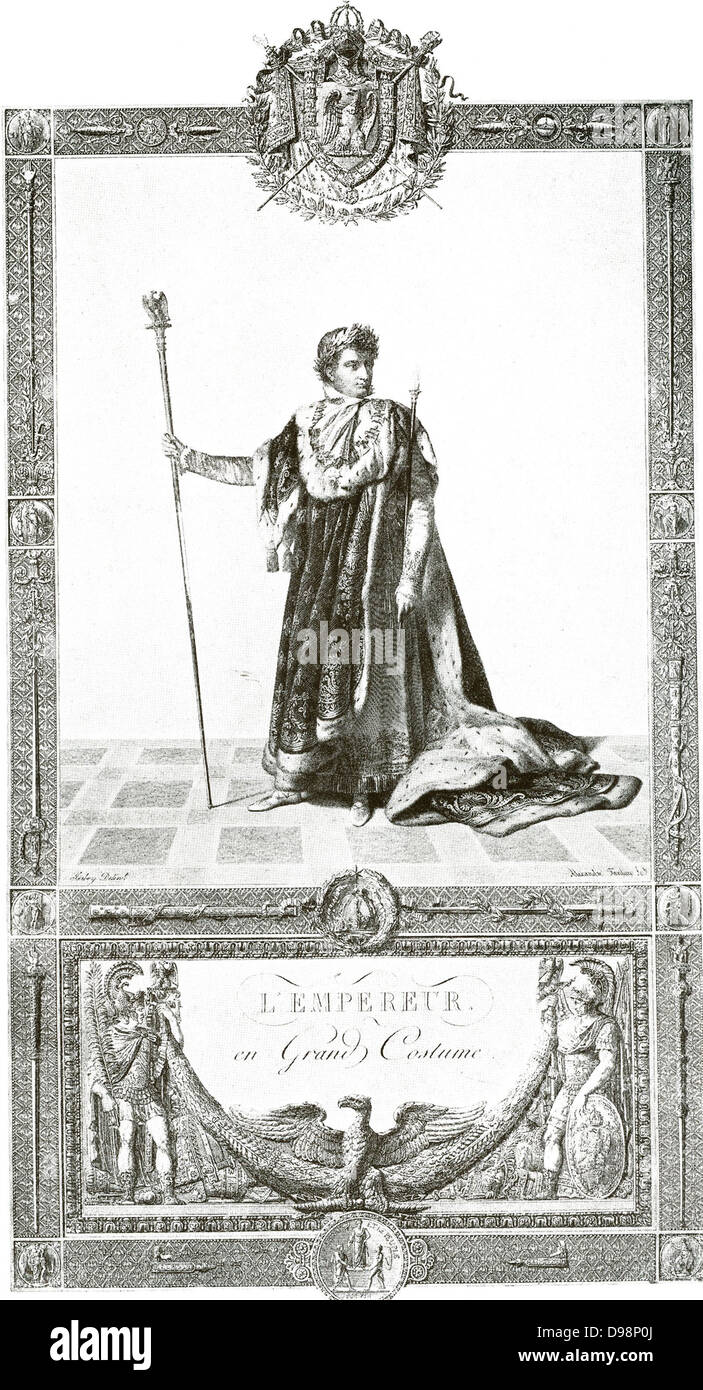 Napoleon Bonaparte (1760-1821) Stockfoto