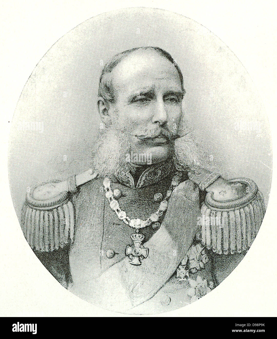 Prins Hendrik (1820-1879) Stockfoto