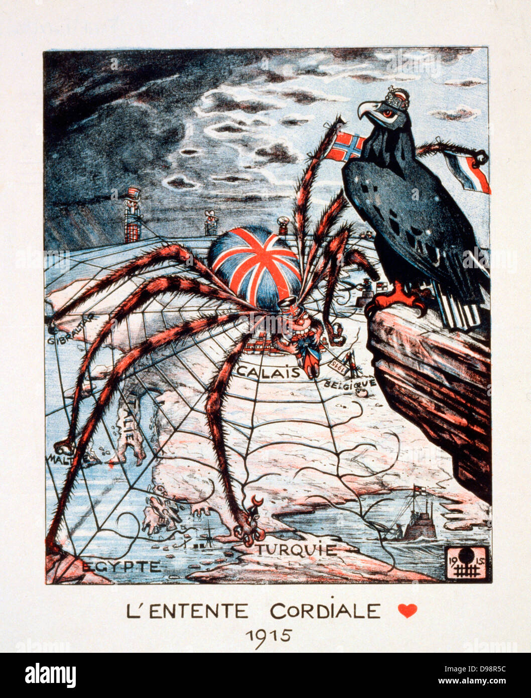 Entente Cordiale, 1904Abkommen zwischen Frankreich und Großbritannien
