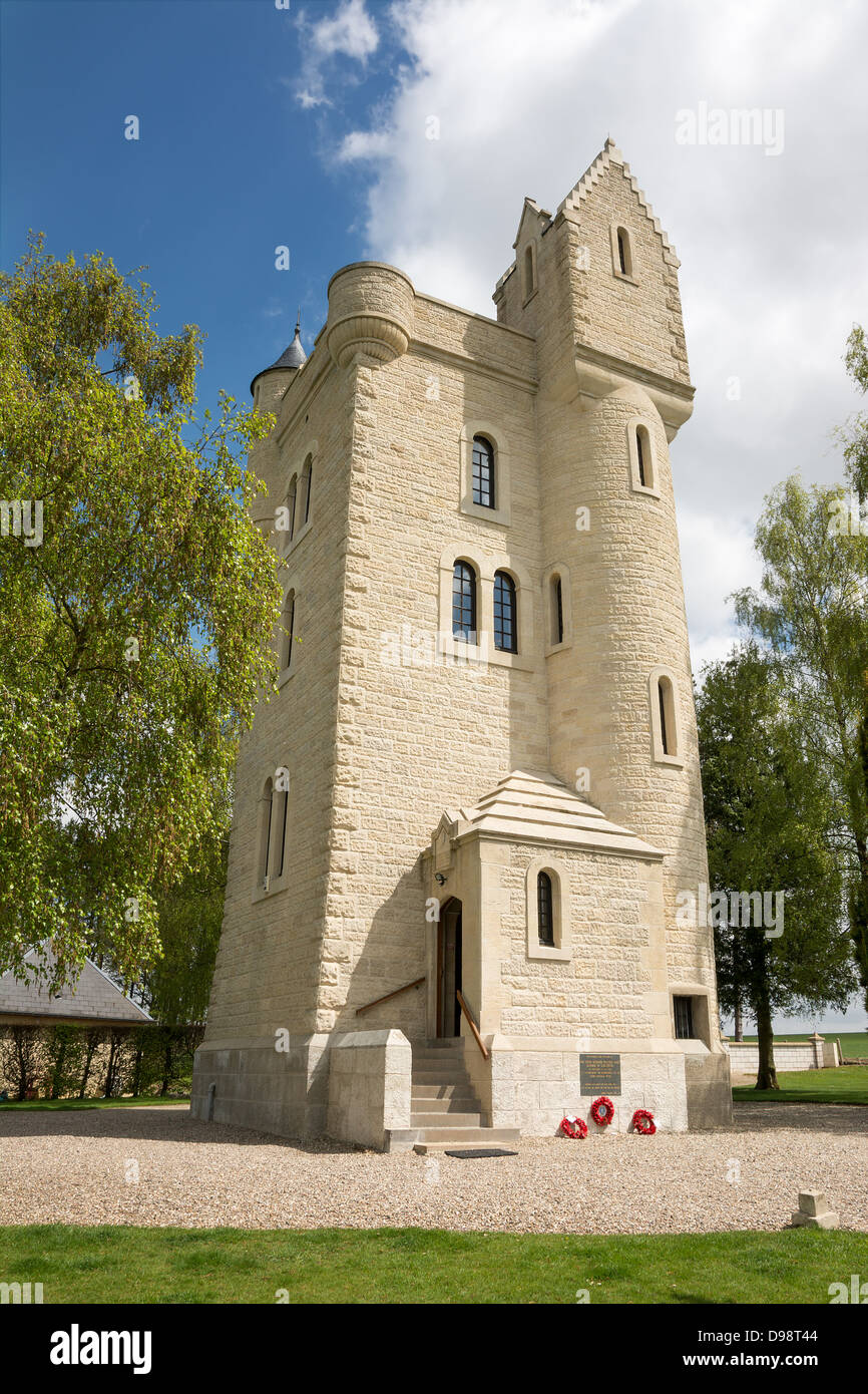 Die Ulster-Turm die ersten Weltkrieg-Denkmal für die 36. Ulster Division Stockfoto