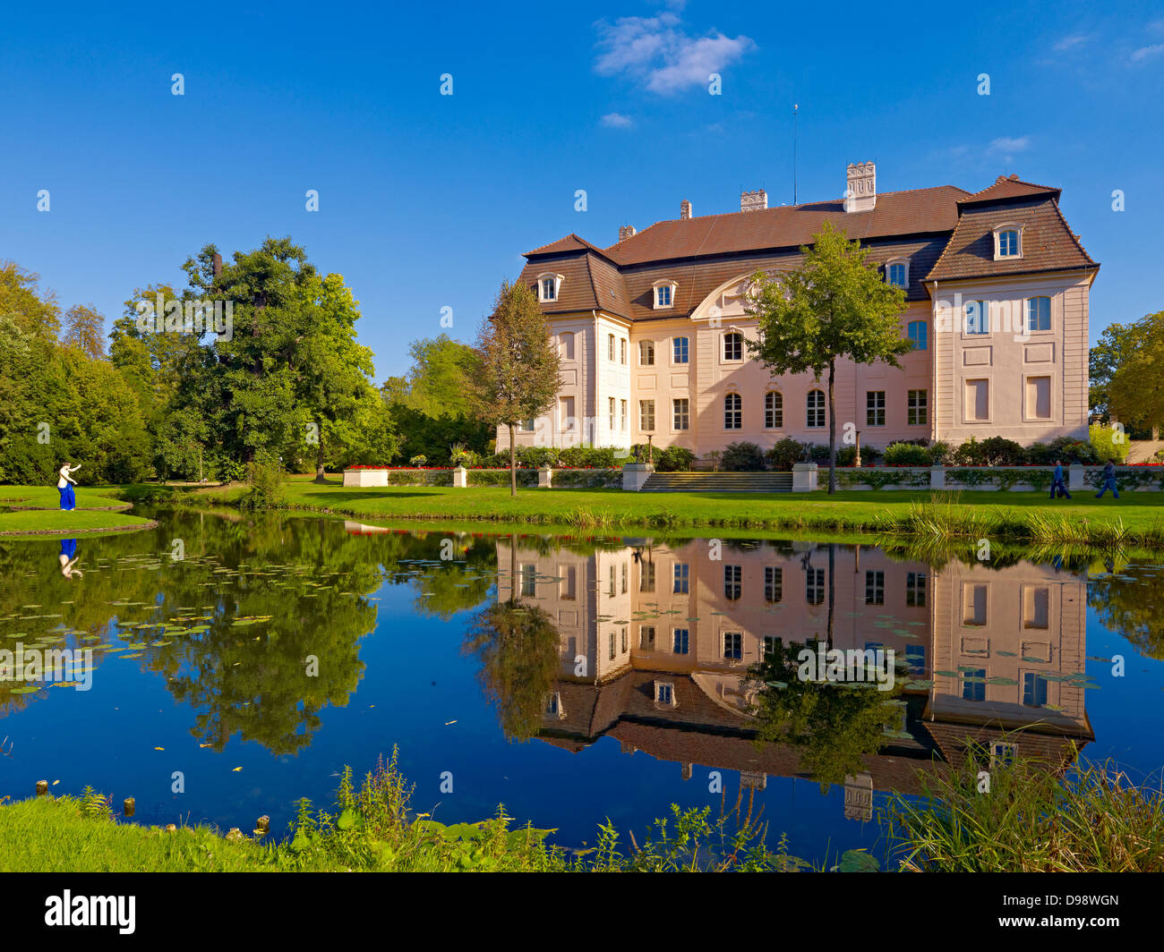 Branitz Palast im Branitzer Park in Cottbus, Brandenburg, Deutschland Stockfoto