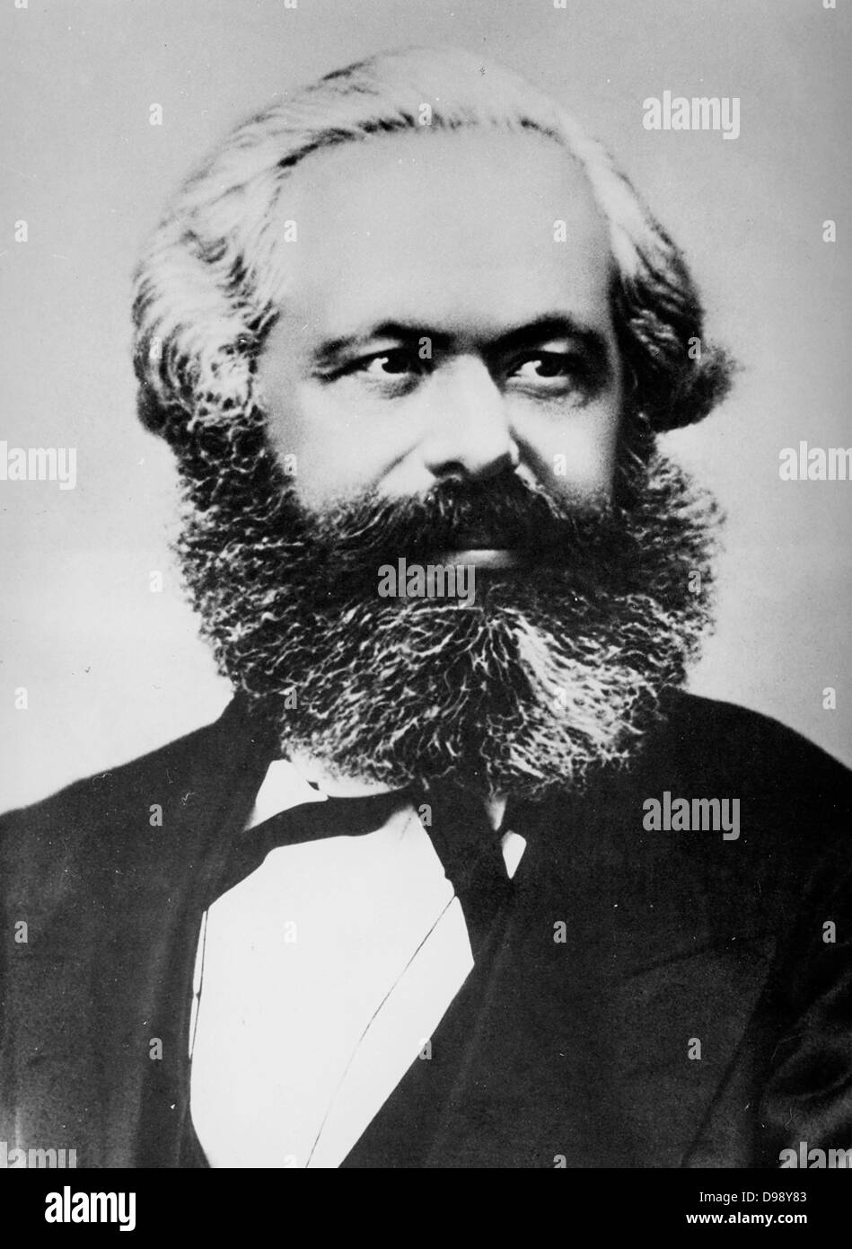 Karl Heinrich Marx (5. Mai 1818 - vom 14. März 1883) war ein deutscher Philosoph, Soziologe, Wirtschafts- Historiker, Journalist und revolutionär-sozialistischen. Stockfoto