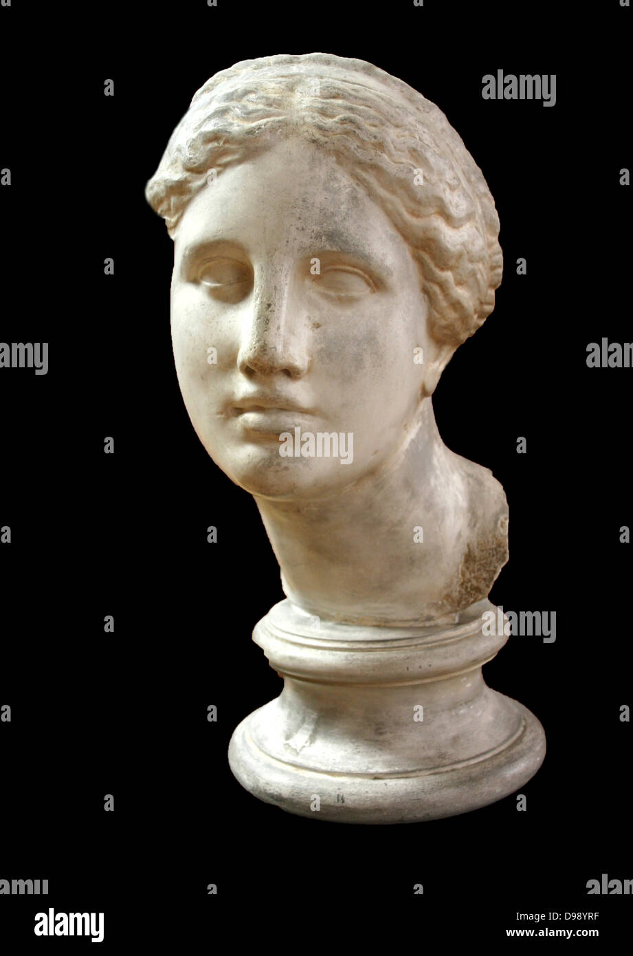 Roman Head einer edlen Frau oder die Göttin Venus ca. 100 n. Chr. Stockfoto