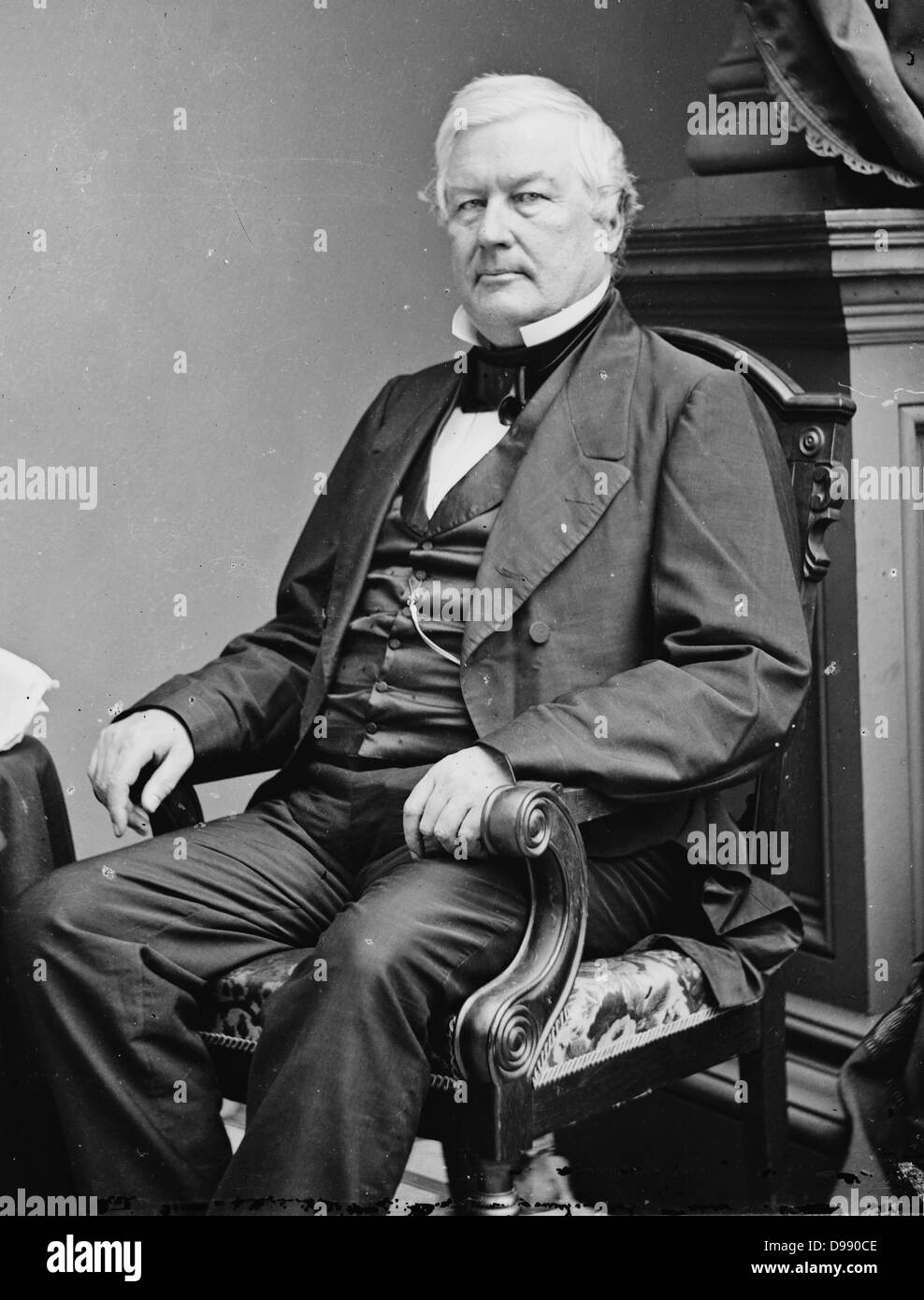 Millard Fillmore (13. Präsident der Vereinigten Staaten). Bild von Mathew B. Brady ca. 1855-1865 Stockfoto