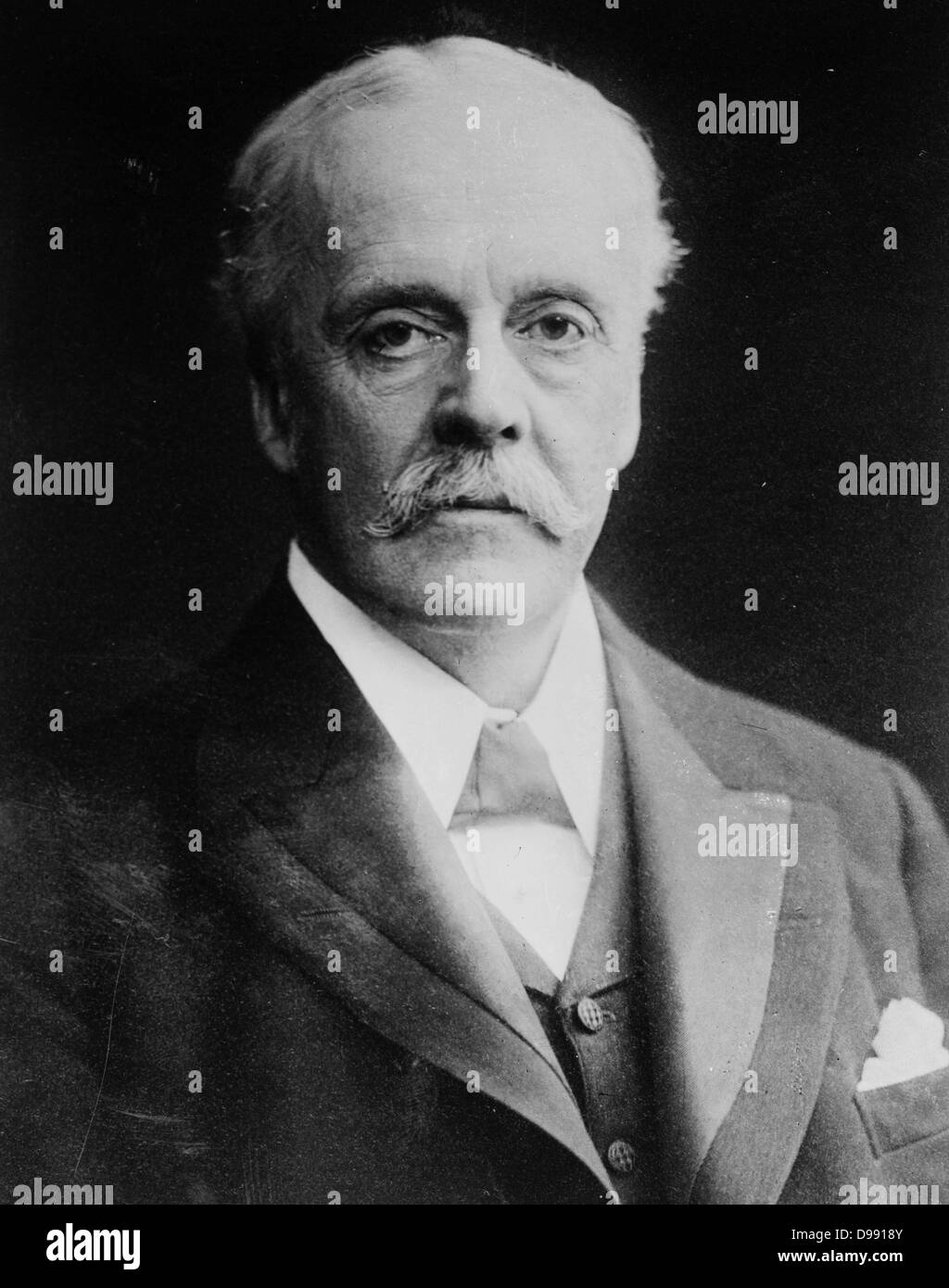 Arthur James Balfour (1848-1930), britischer konservativer Politiker und Staatsmann. Der britische Premierminister 1902-1905. Als Außenminister war verantwortlich für die Balfour Deklaration, 1917, viel versprechende Juden eine nationale Heimstätte in Palästina. Stockfoto