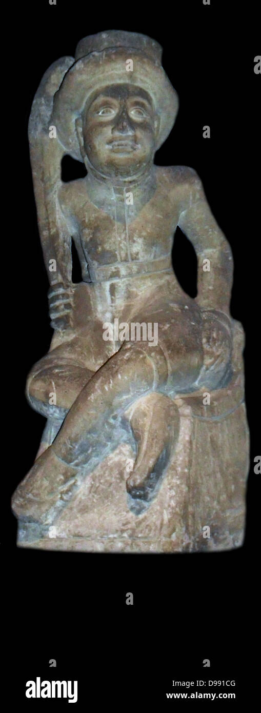 Indonesien (Bali) Abbildung eines frühen europäischen Siedler oder Händler. Anfang des 20. Jahrhunderts Stockfoto