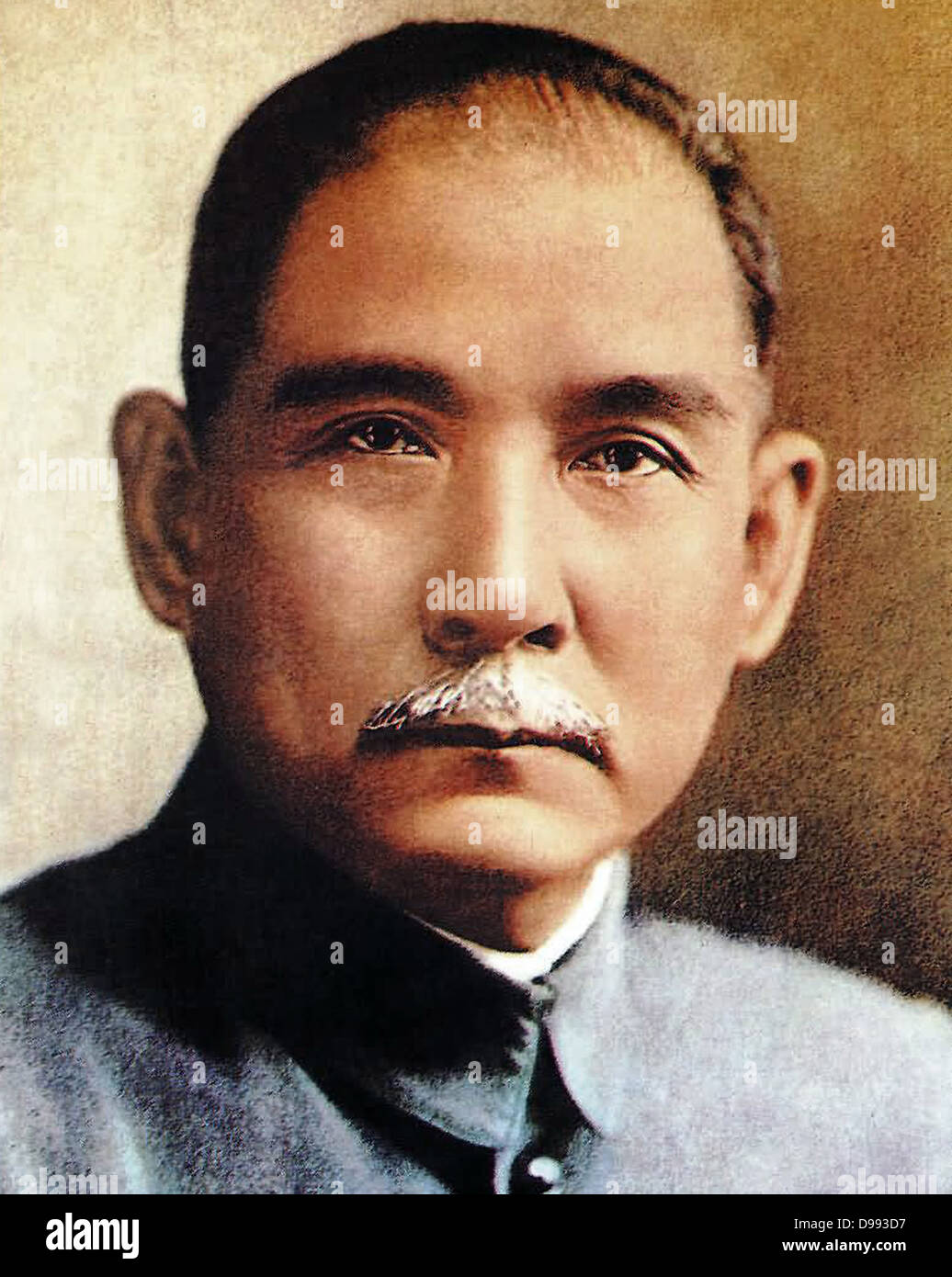 Sun Yat-sen 1866 - 1925, Chinesischer revolutionär und politischer Führer. Als führender Pionier der Nationalistischen China, Sun wird häufig als der Vater der Nation bezeichnet Stockfoto