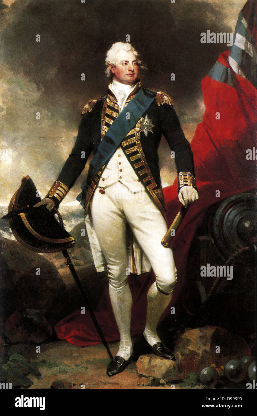 William IV (1765 - 1837). William in Uniform von Sir Martin Archer Shee, c 1800 gemalt. König des Vereinigten Königreichs von Großbritannien und Irland und Hannover 1830-1837. William, der dritte Sohn von Georg III. und sein jüngerer Bruder und Nachfolger von Georg Stockfoto