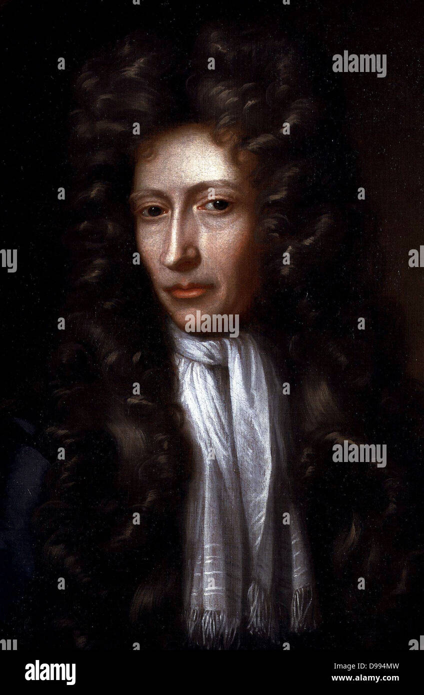 Robert Boyle, durch Johann Kerseboom (gest. 1708). Robert Boyle (1627-1691) war ein irischer Physiker Stockfoto