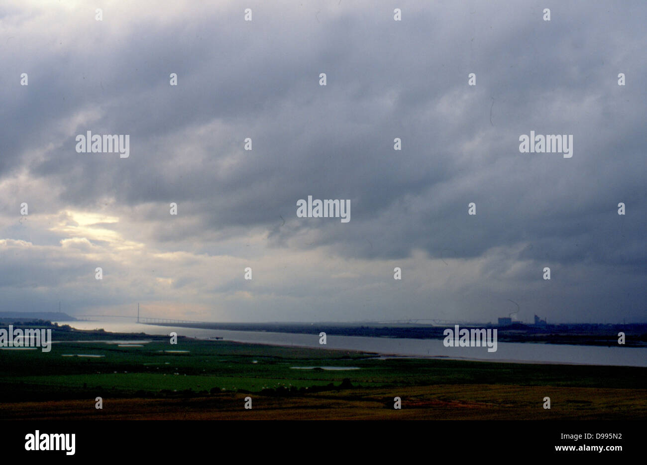 Frankreich, Normandie.  Pont de Normandie, Seine-Mündung. Stockfoto