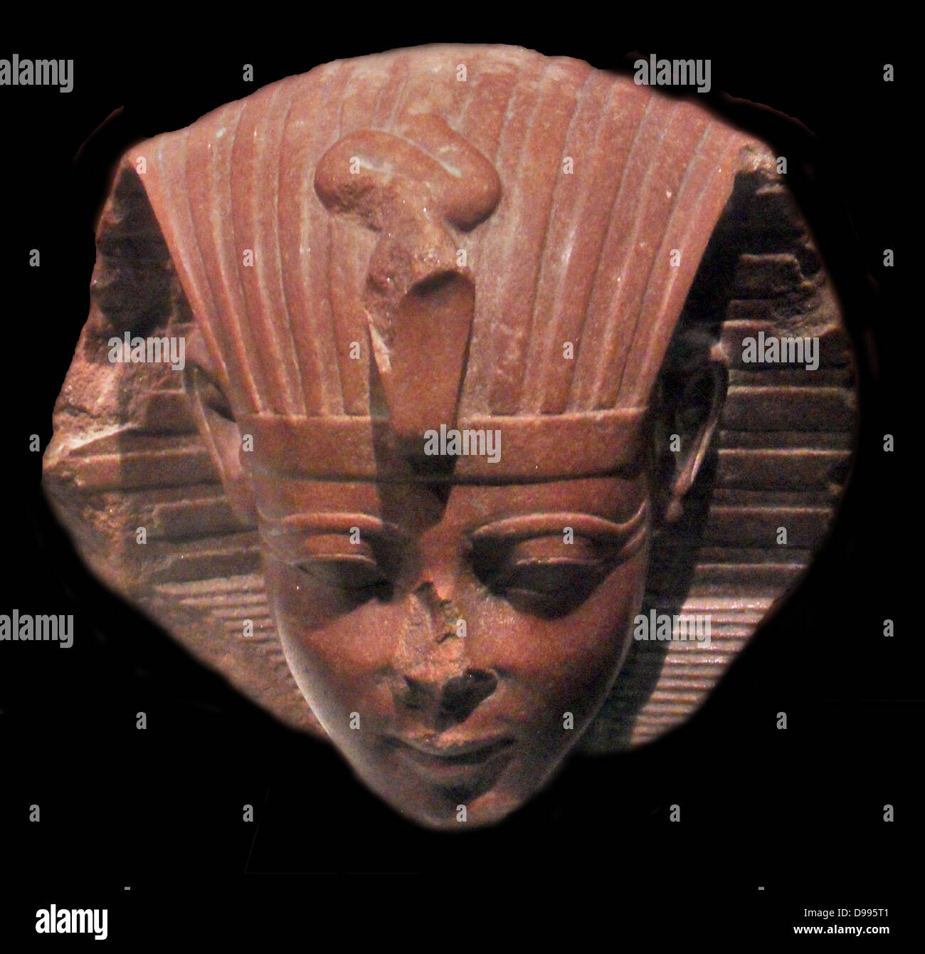 Sphinx-Kopf, vermutlich von König Amenhotep II Stockfoto