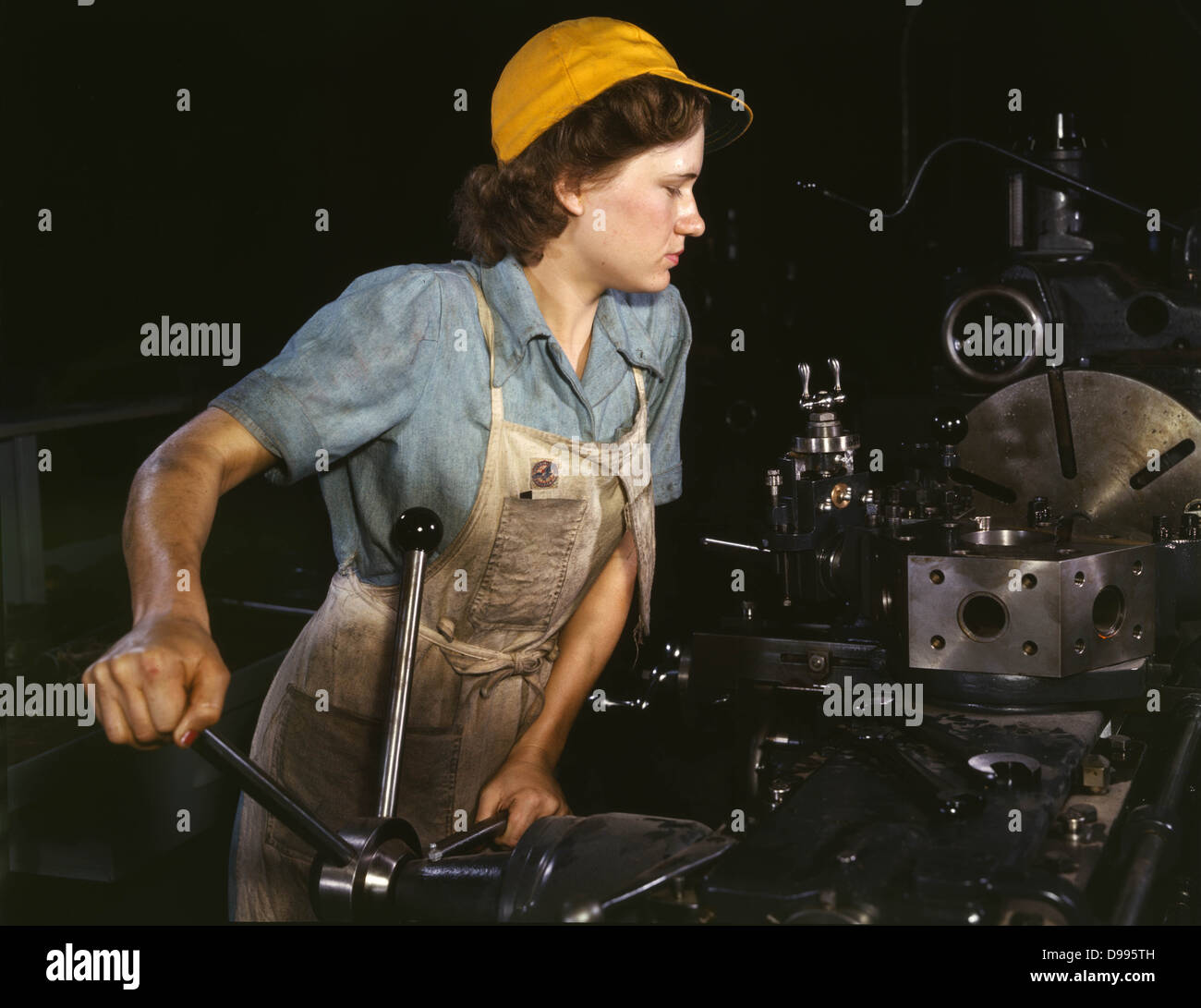Weibliche Industriearbeiter, zweiten Weltkrieg, USA 1940 Stockfoto