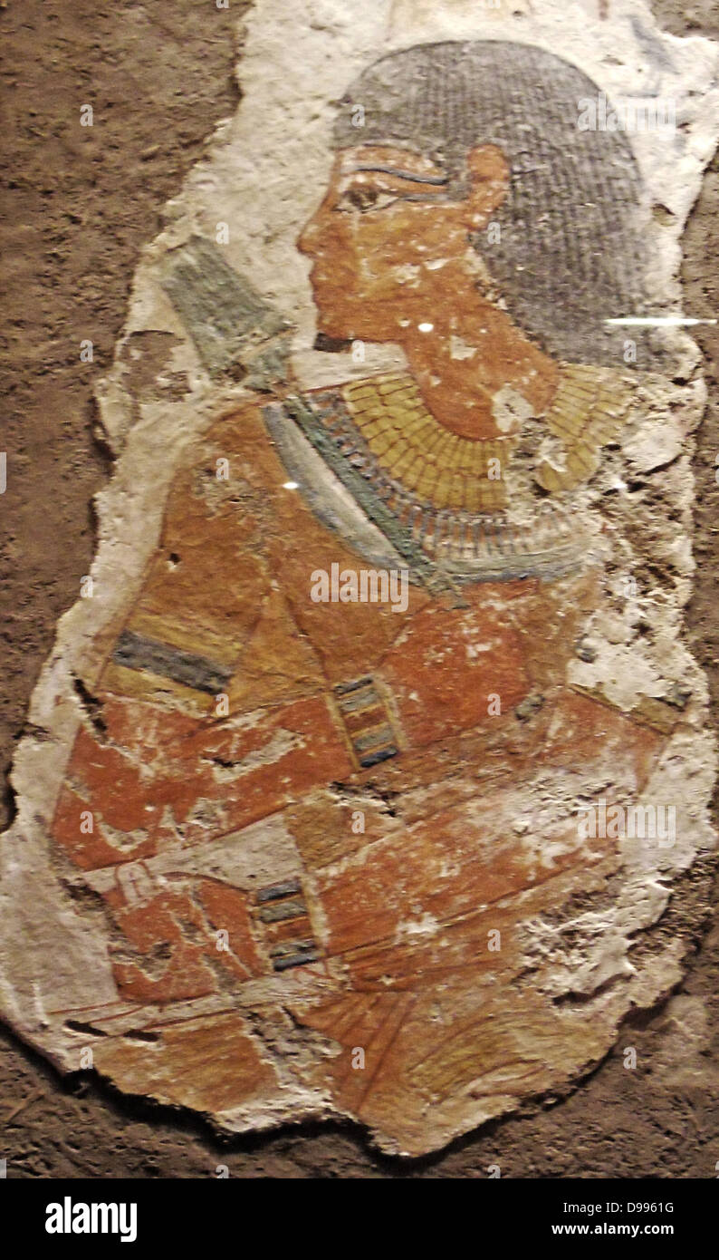Porträt von Nebamon, Direktor des königlichen Skulpturen für den König von Ägypten Stockfoto