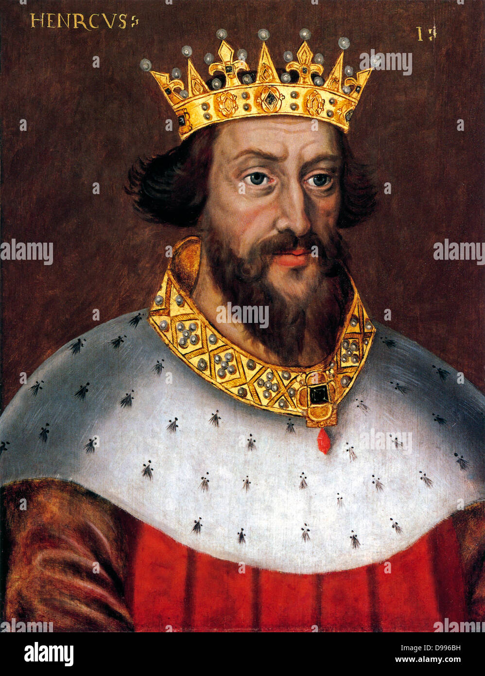 Heinrich I (C. 1068/1069 - 1. Dezember 1135) war der vierte Sohn von Wilhelm I. von England. Er folgte seinem älteren Bruder Wilhelm II. als König von England in 1100 von unbekannter Künstler, ca. 1620 Stockfoto