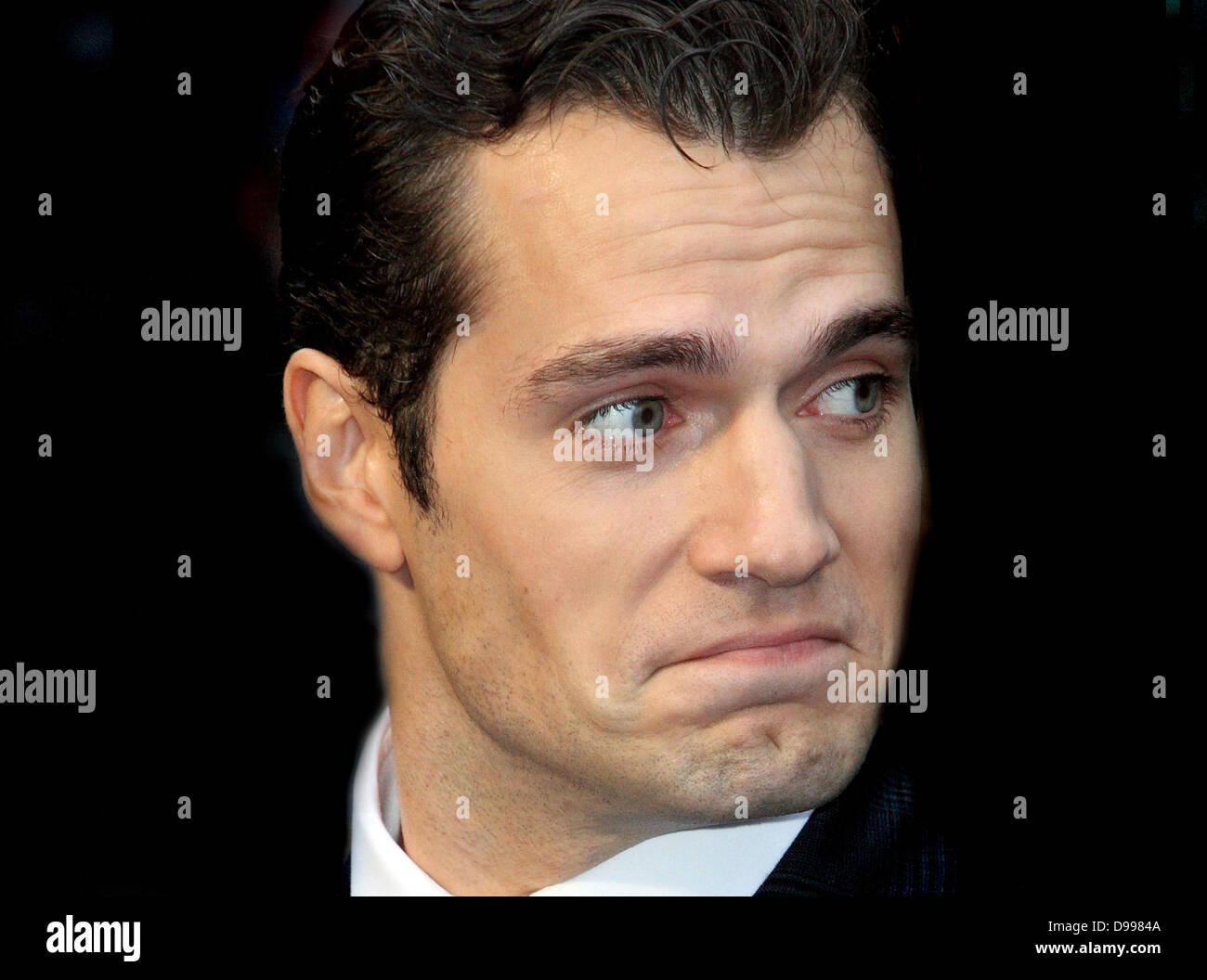 Neue Superman, Henry Cavill bei der UK-Premiere von "Man Of Steel' im Reich, Leicester Square, London - 12. Juni 2013 Foto von Keith Mayhew Stockfoto