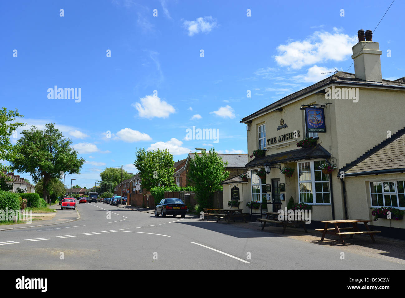 Anchor Pub, Horton Road, Stanwell Moor, Surrey, England, Vereinigtes Königreich Stockfoto