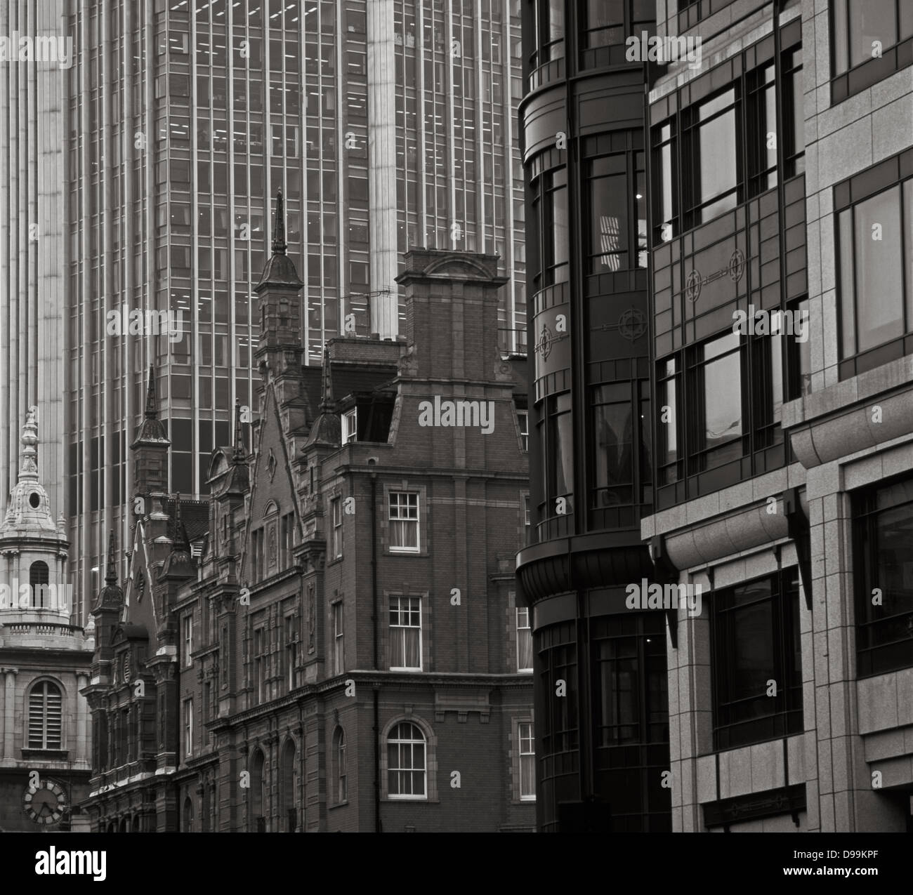 Senken Sie Architektur Thames Street, London, 1988 Stockfoto