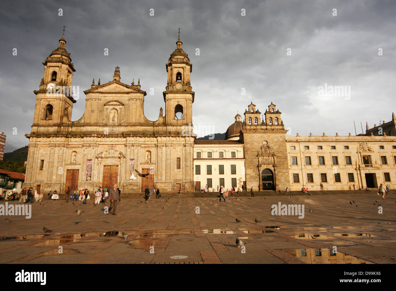 Cathedral Primada am Plaza de Bolívar, Bogota, Kolumbien, Südamerika Stockfoto