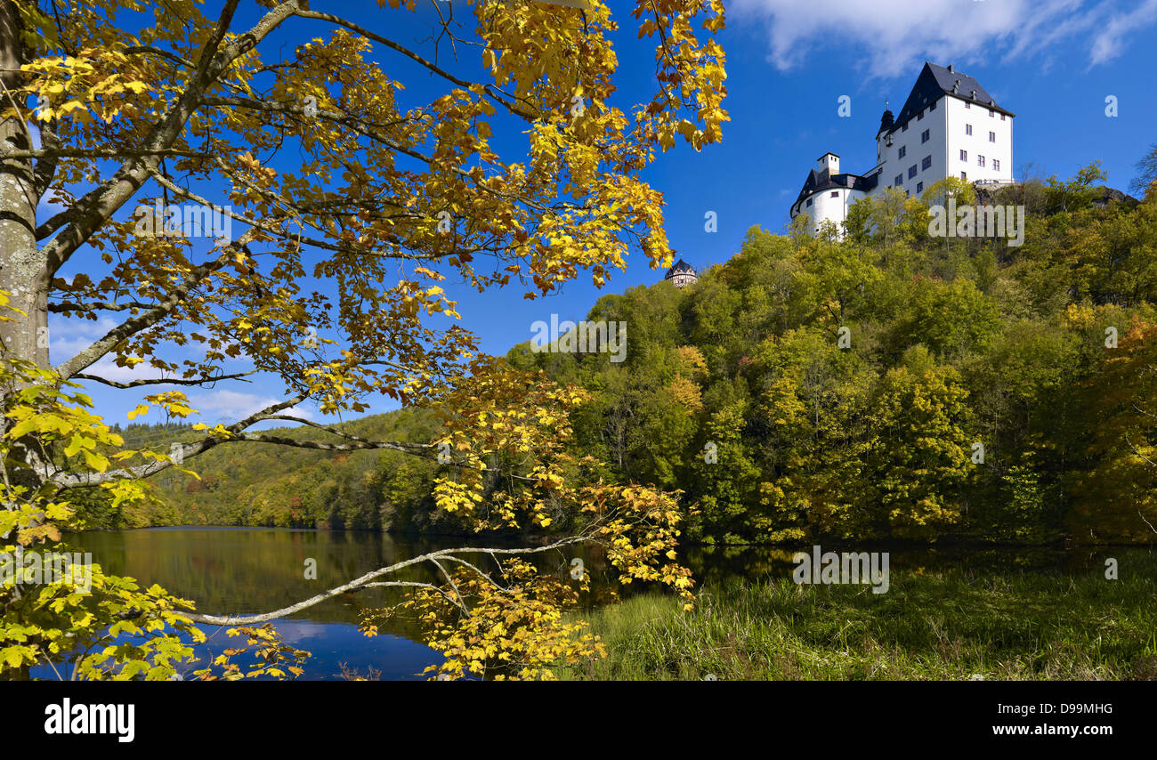 Schloss Burgk, Thüringen, Deutschland Stockfoto
