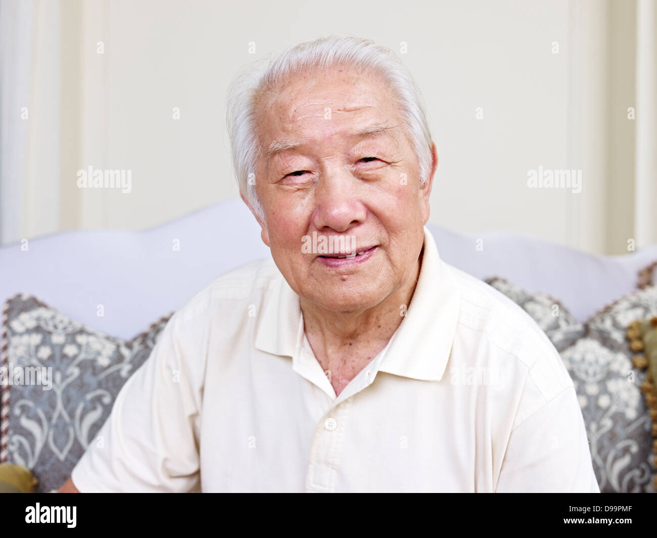 Senior asiatischen Mann Stockfoto