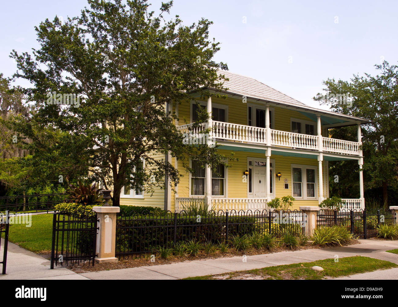 James Wadsworth Rossetter Haus im Abschnitt Eau Gallie Melbourne Florida in Brevard County Stockfoto