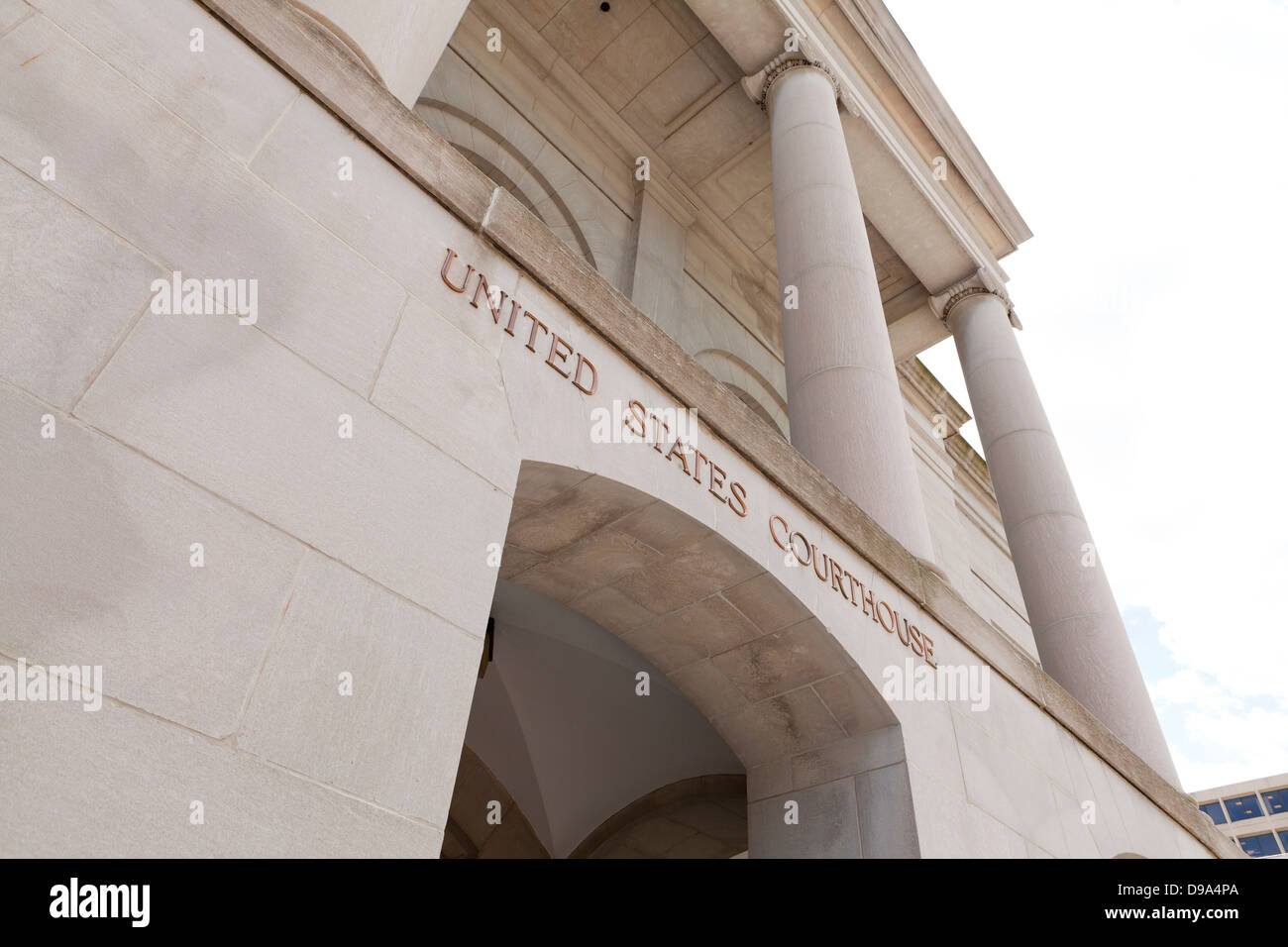 US-Gericht Gebäude - Washington, DC USA Stockfoto