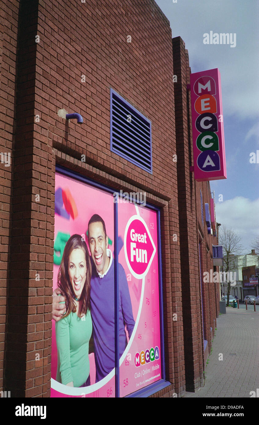 Mecca Bingo-Halle, High Street, Brierley Hill, West Midlands, England, UK Stockfoto