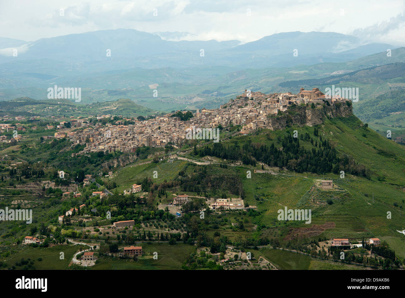 Calascibetta, Provinz Enna, Sizilien, Italien, Calascibetta, Provinz Enna, Sizilien, Italien Stockfoto