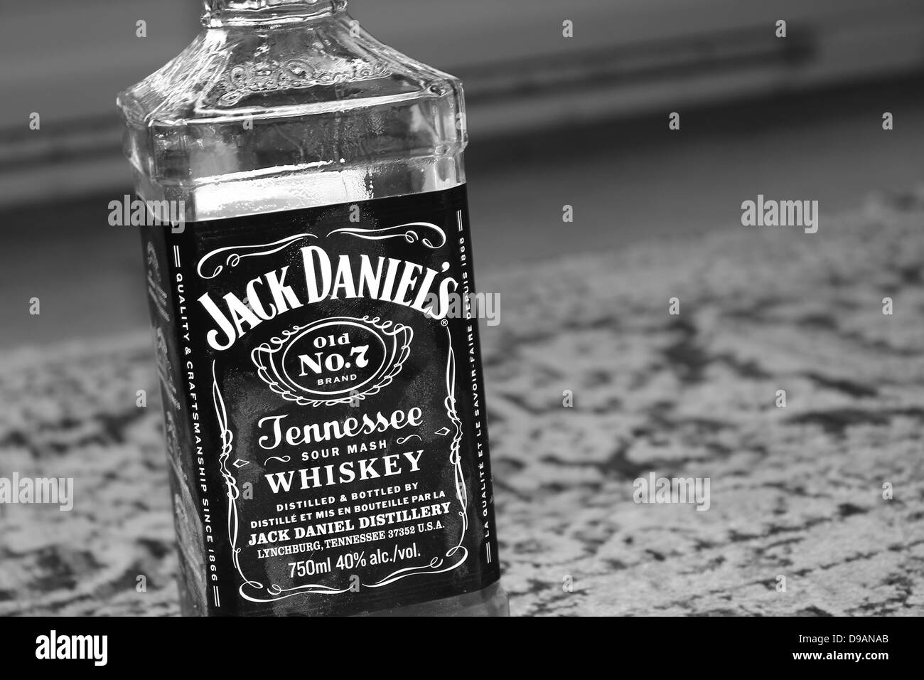 Jack daniels Schwarzweiß-Stockfotos und -bilder - Alamy